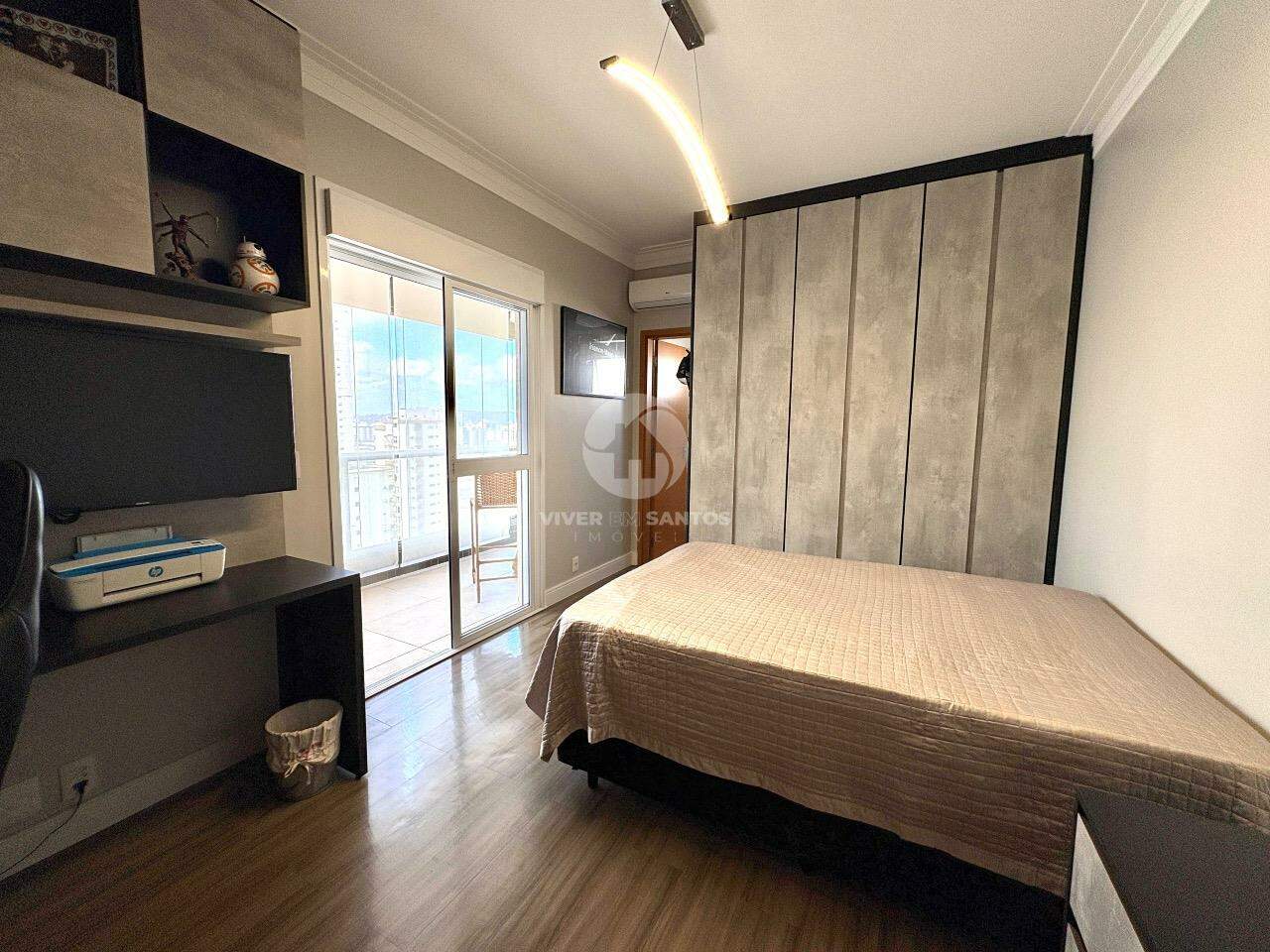 Apartamento de 210 m² com 3 suítes, 4 vagas e lazer completo no Boqueirão, Santos em Boqueirão, Santos — foto 18