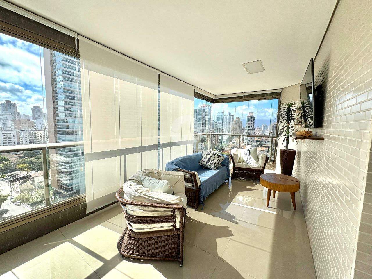 Apartamento de 210 m² com 3 suítes, 4 vagas e lazer completo no Boqueirão, Santos em Boqueirão, Santos — foto 7