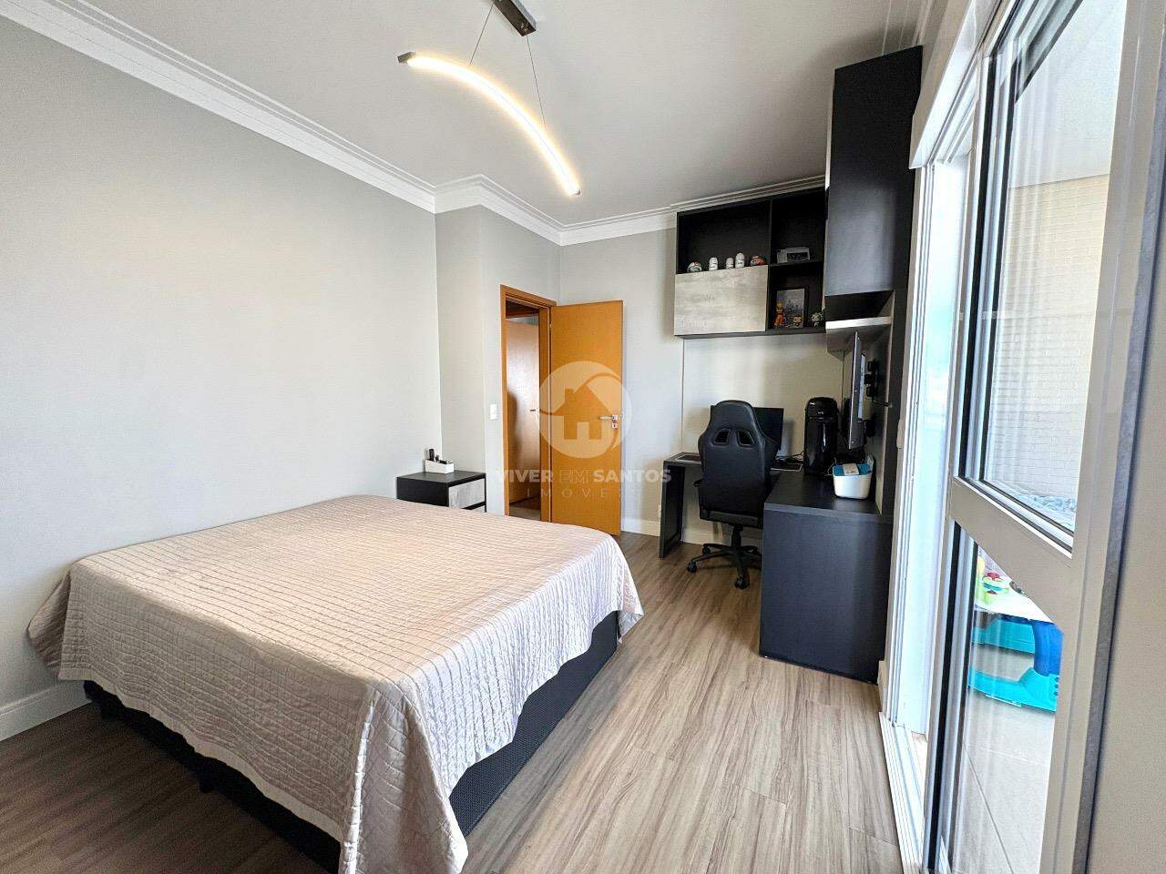 Apartamento de 210 m² com 3 suítes, 4 vagas e lazer completo no Boqueirão, Santos em Boqueirão, Santos — foto 16