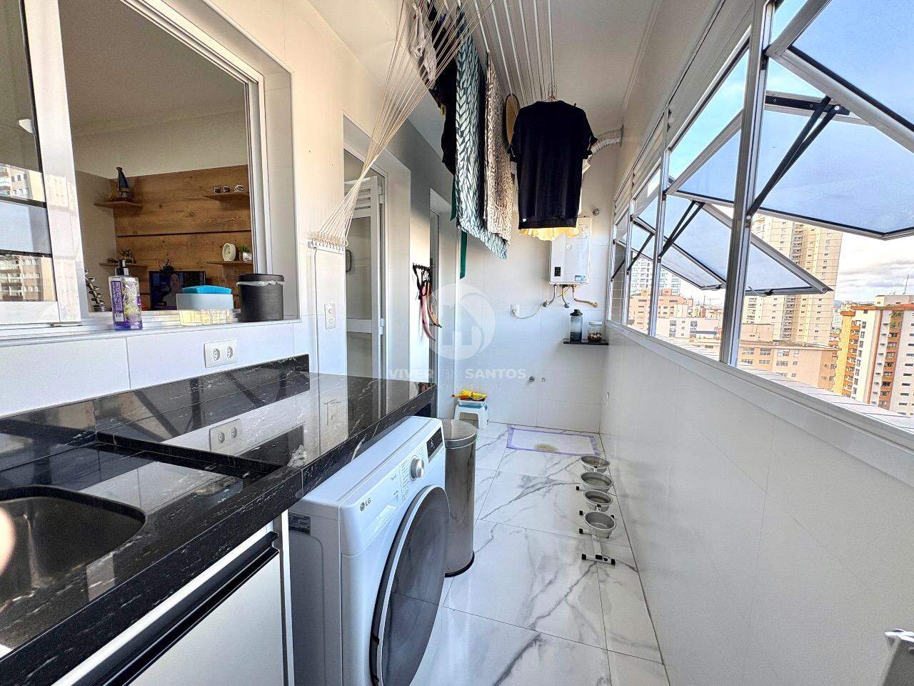 Apartamento de 210 m² com 3 suítes, 4 vagas e lazer completo no Boqueirão, Santos em Boqueirão, Santos — foto 27