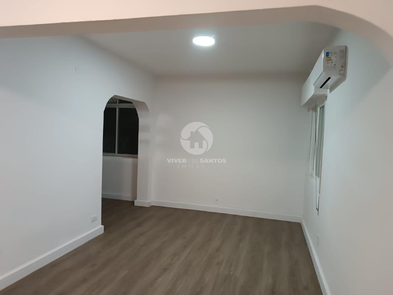 Sala Living à venda, 1 vaga, Embaré - Santos/SP em Embaré, Santos — foto 2