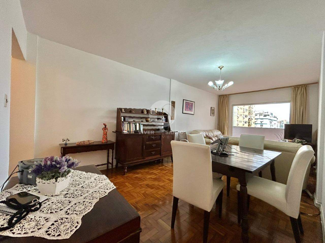 Apartamento de 3 quartos com 130 m² no Ponta da Praia, Santos – varanda e portaria 24h em Ponta da Praia, Santos — foto 4
