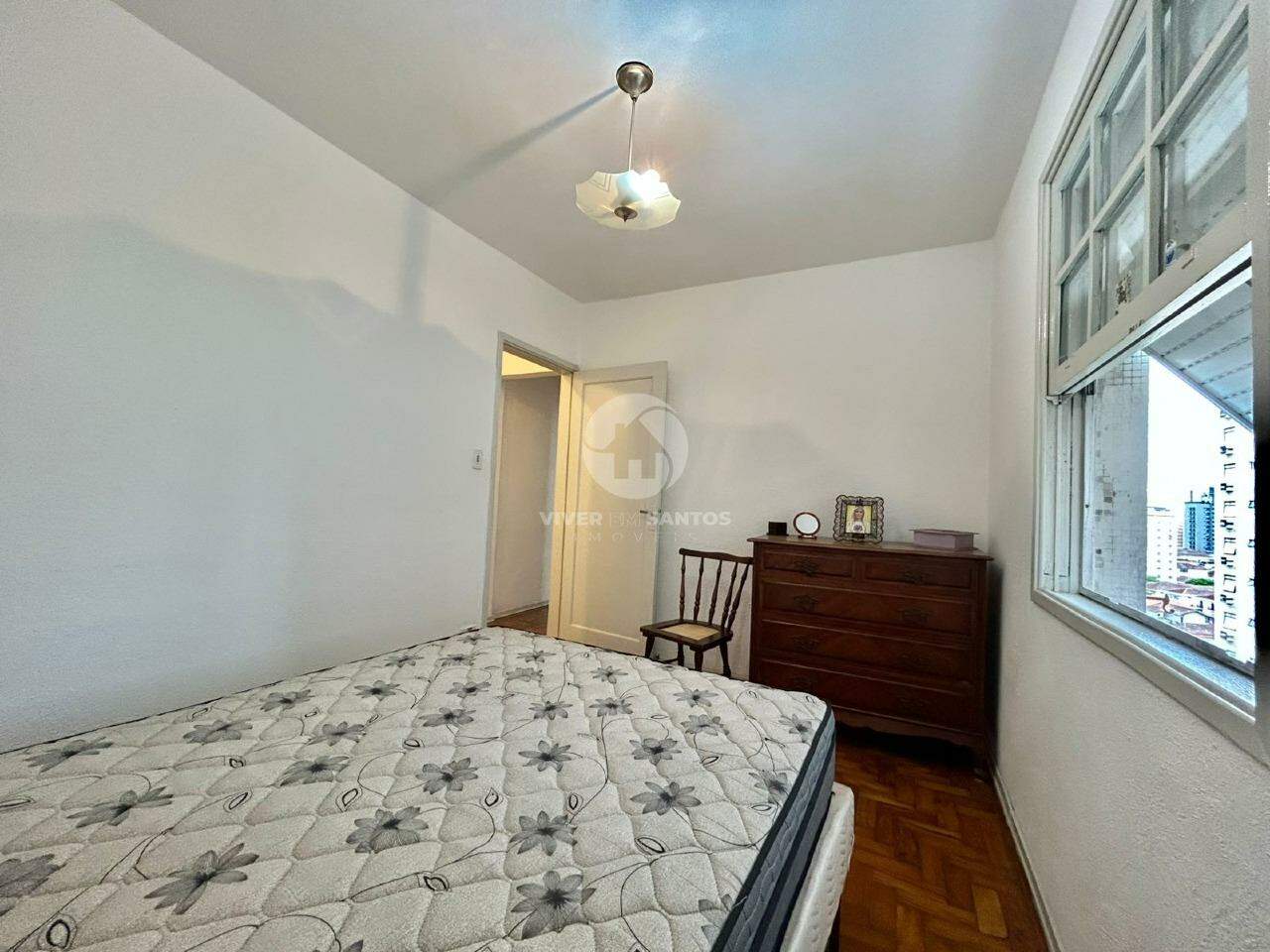 Apartamento de 3 quartos com 130 m² no Ponta da Praia, Santos – varanda e portaria 24h em Ponta da Praia, Santos — foto 13