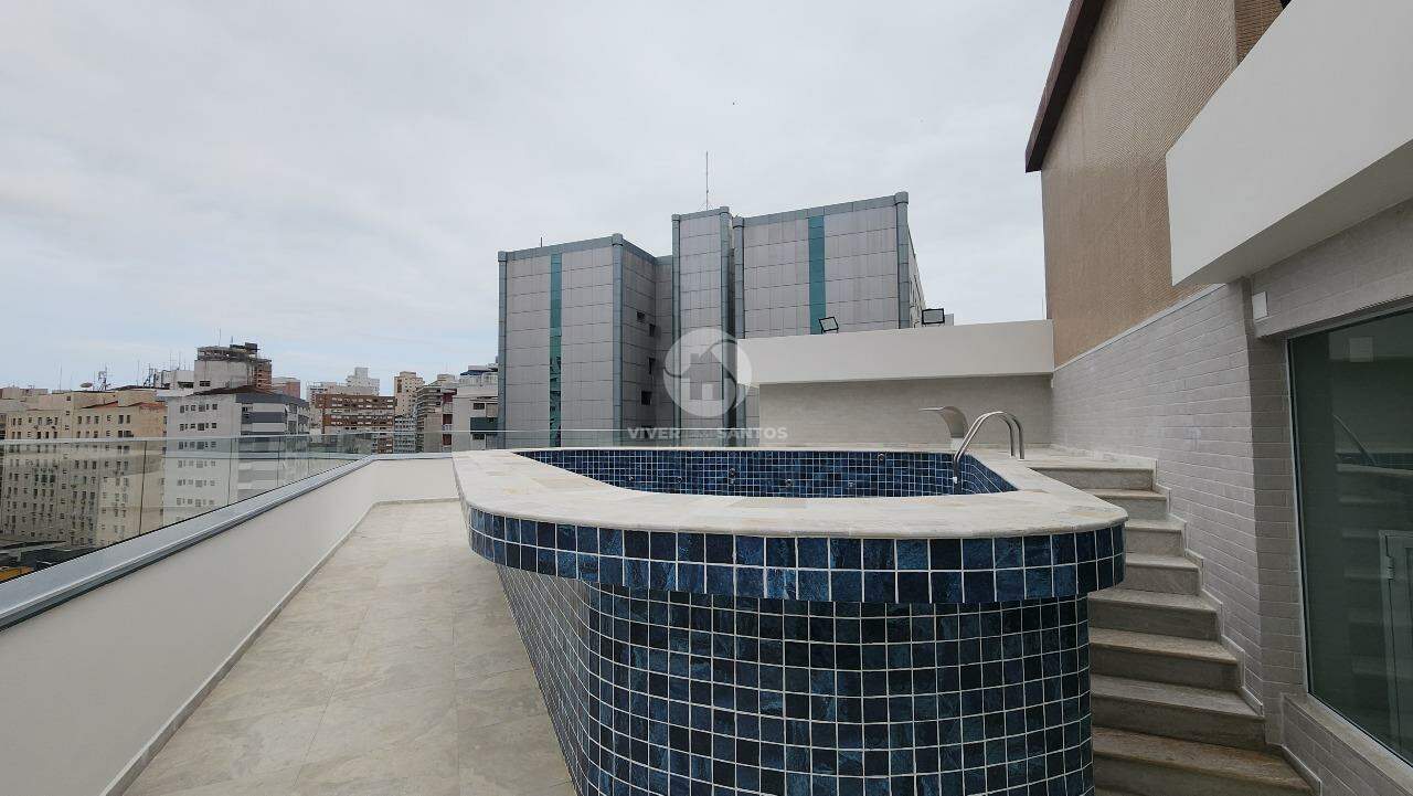 Cobertura coração d9 Gonzaga 442m² em Gonzaga, Santos — foto 6