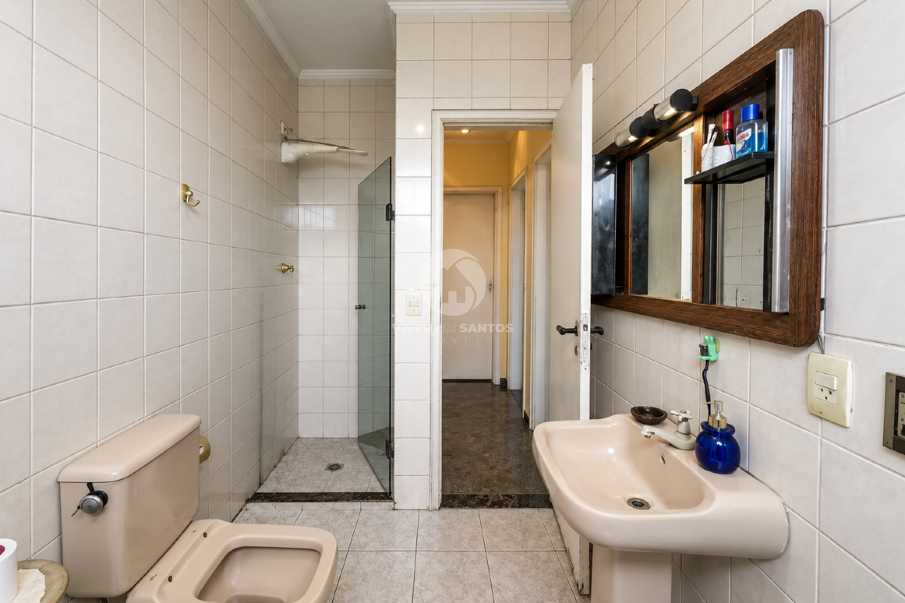 Cobertura 440 m², 4 Dormitórios, 2 Suítes, Piscina, Churrasqueira e 4 Vagas no Embaré – Santos/SP em Embaré, Santos — foto 12