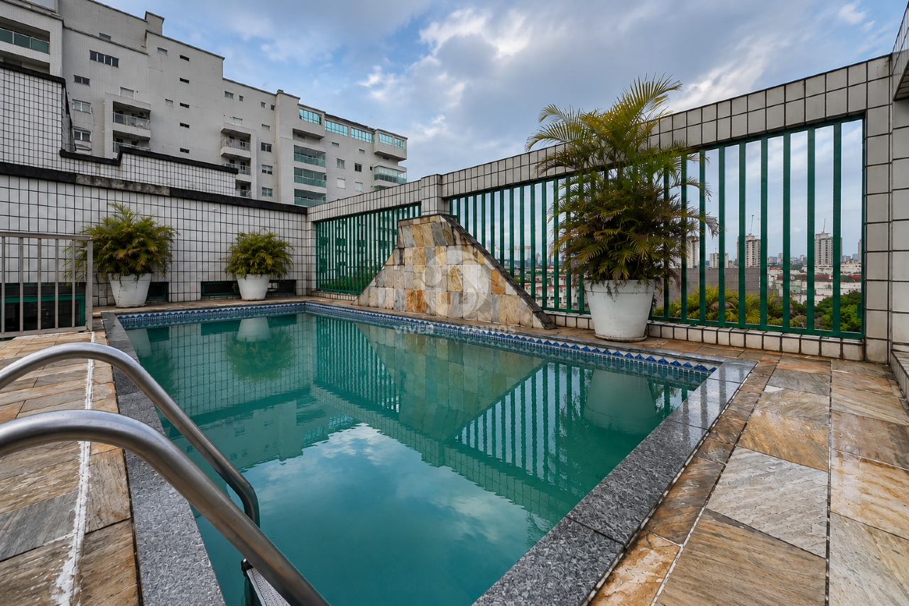 Cobertura 440 m², 4 Dormitórios, 2 Suítes, Piscina, Churrasqueira e 4 Vagas no Embaré – Santos/SP em Embaré, Santos — foto 29