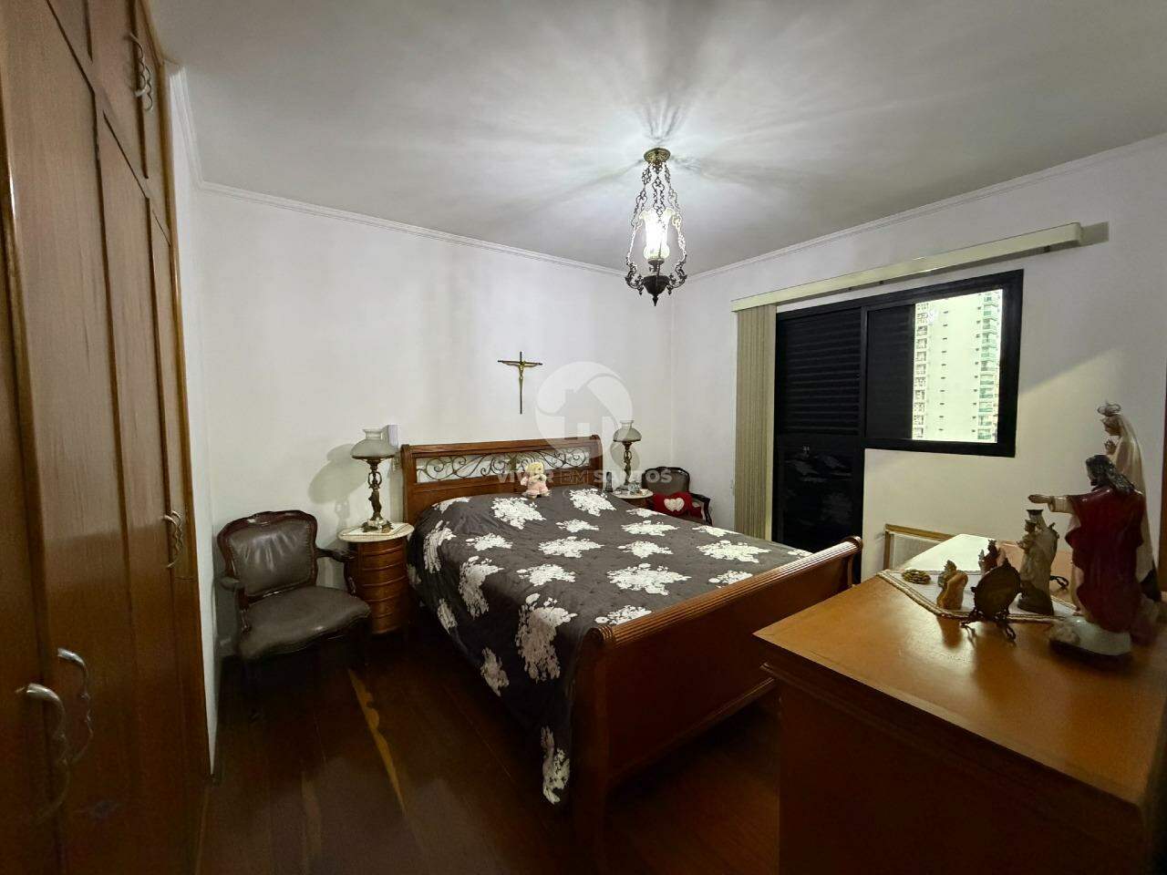 Apartamento de Frente, 3 Dormitórios, Suíte, Vista Livre e 2 Vagas no Embaré – Santos/SP em Embaré, Santos — foto 15