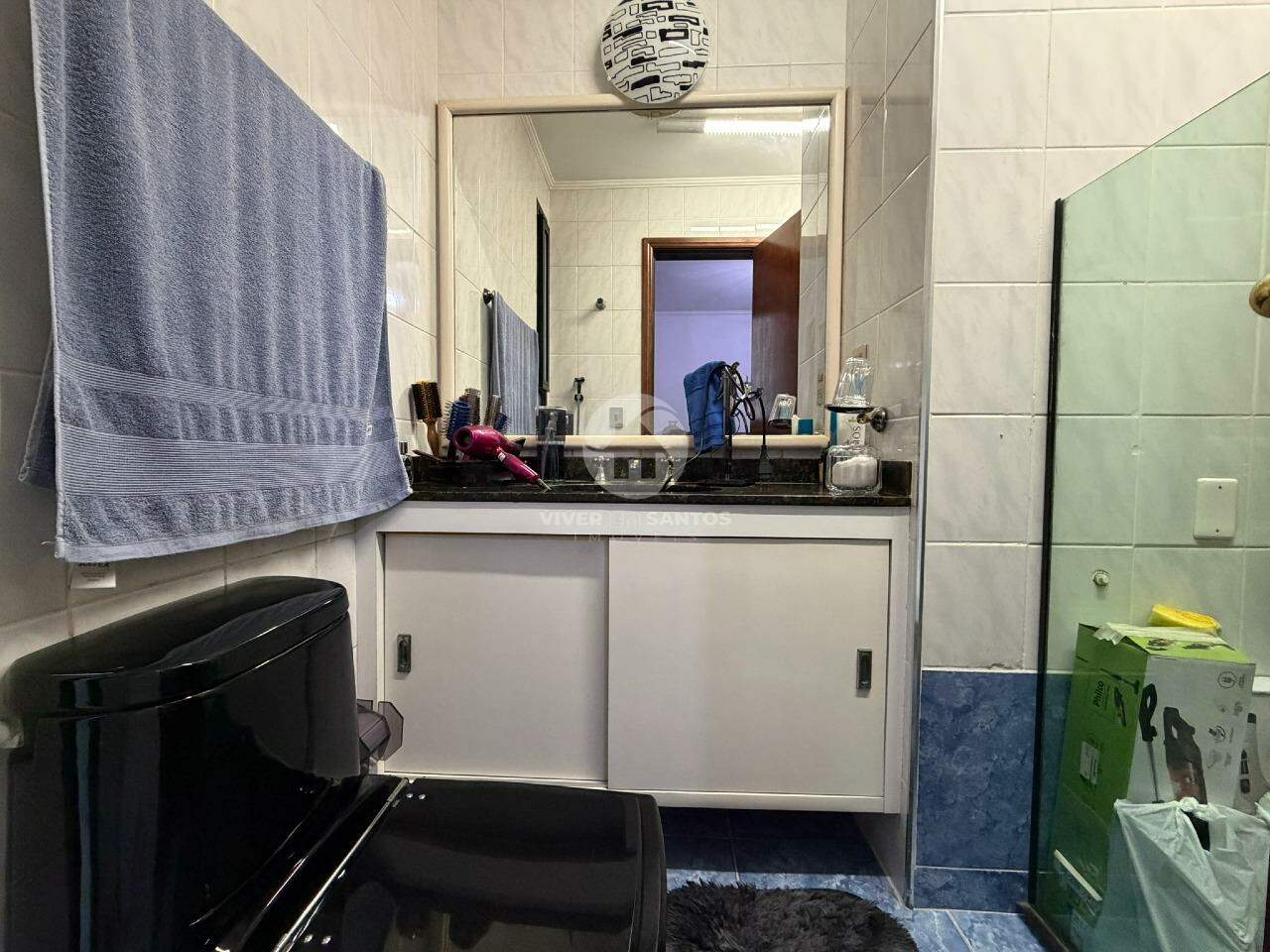 Apartamento de Frente, 3 Dormitórios, Suíte, Vista Livre e 2 Vagas no Embaré – Santos/SP em Embaré, Santos — foto 9