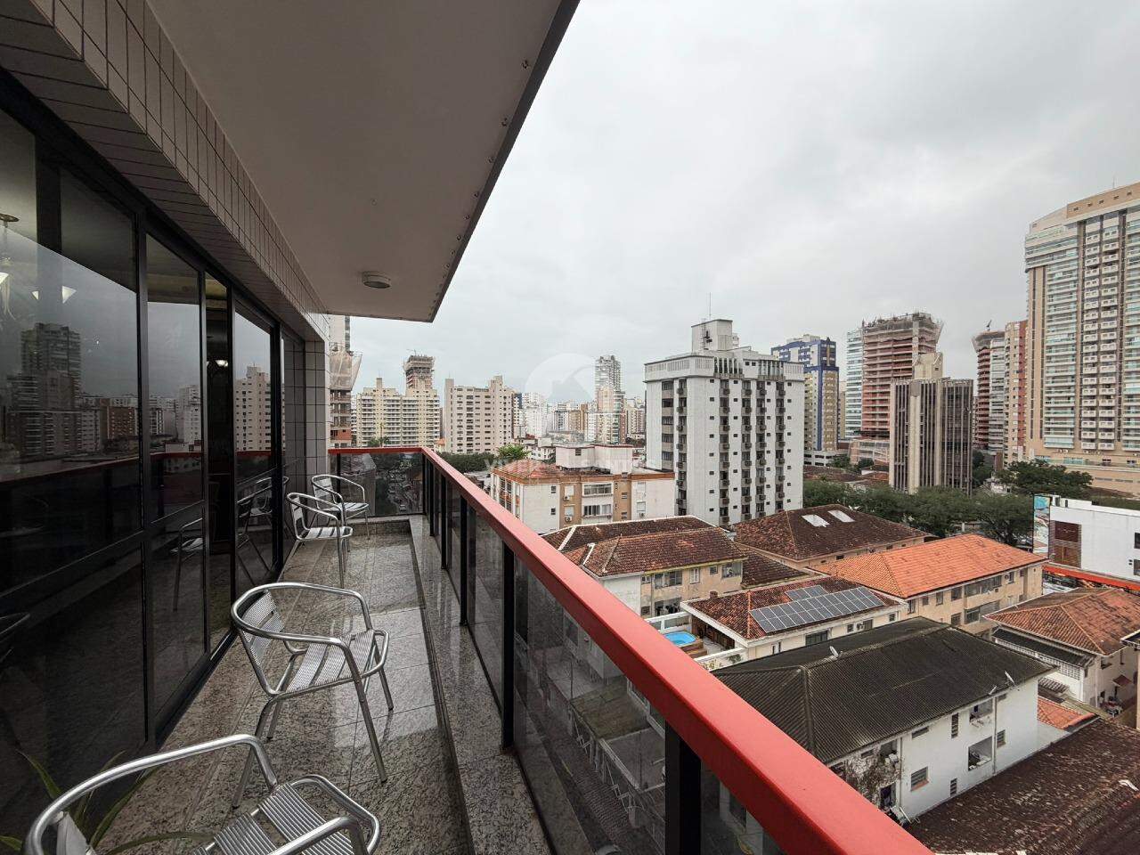 Apartamento de Frente, 3 Dormitórios, Suíte, Vista Livre e 2 Vagas no Embaré – Santos/SP em Embaré, Santos — foto 5