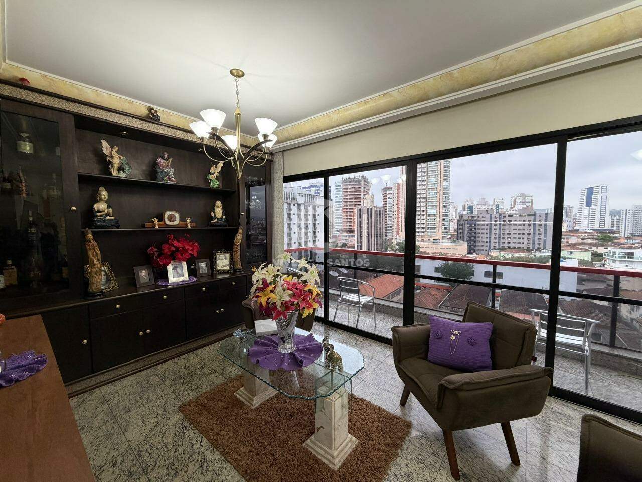 Apartamento de Frente, 3 Dormitórios, Suíte, Vista Livre e 2 Vagas no Embaré – Santos/SP em Embaré, Santos — foto 4