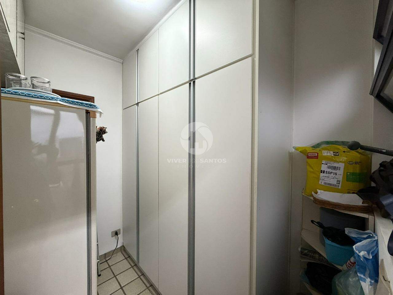 Apartamento de Frente, 3 Dormitórios, Suíte, Vista Livre e 2 Vagas no Embaré – Santos/SP em Embaré, Santos — foto 25