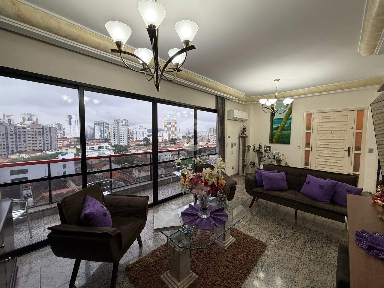 Apartamento de Frente, 3 Dormitórios, Suíte, Vista Livre e 2 Vagas no Embaré – Santos/SP em Embaré, Santos — foto 3