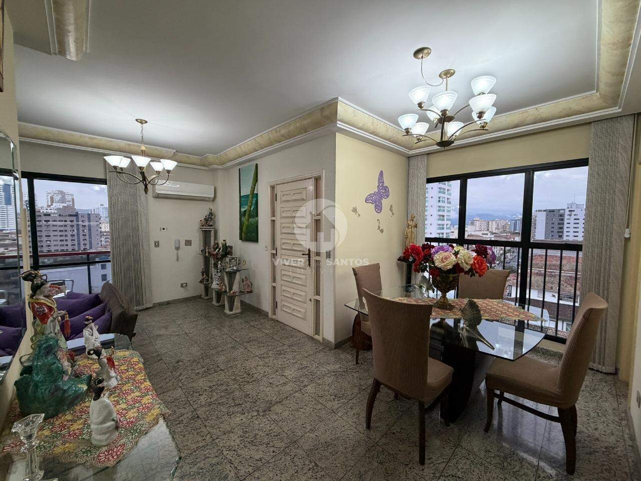 Apartamento de Frente, 3 Dormitórios, Suíte, Vista Livre e 2 Vagas no Embaré – Santos/SP em Embaré, Santos — foto 7