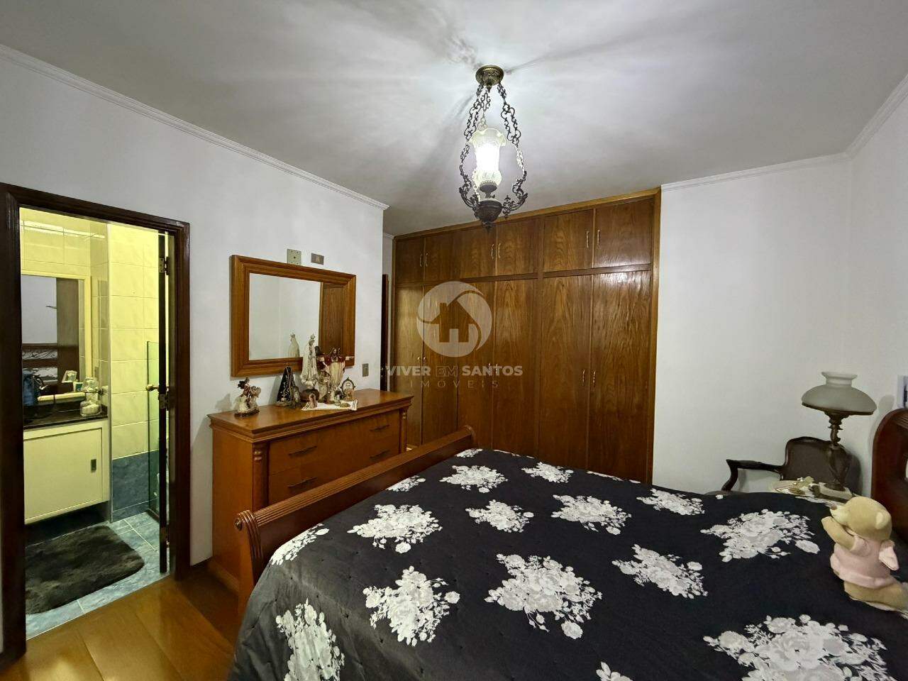 Apartamento de Frente, 3 Dormitórios, Suíte, Vista Livre e 2 Vagas no Embaré – Santos/SP em Embaré, Santos — foto 16