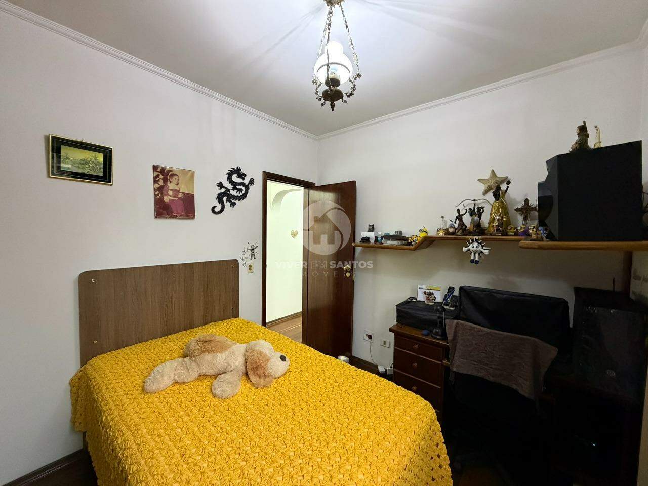 Apartamento de Frente, 3 Dormitórios, Suíte, Vista Livre e 2 Vagas no Embaré – Santos/SP em Embaré, Santos — foto 14