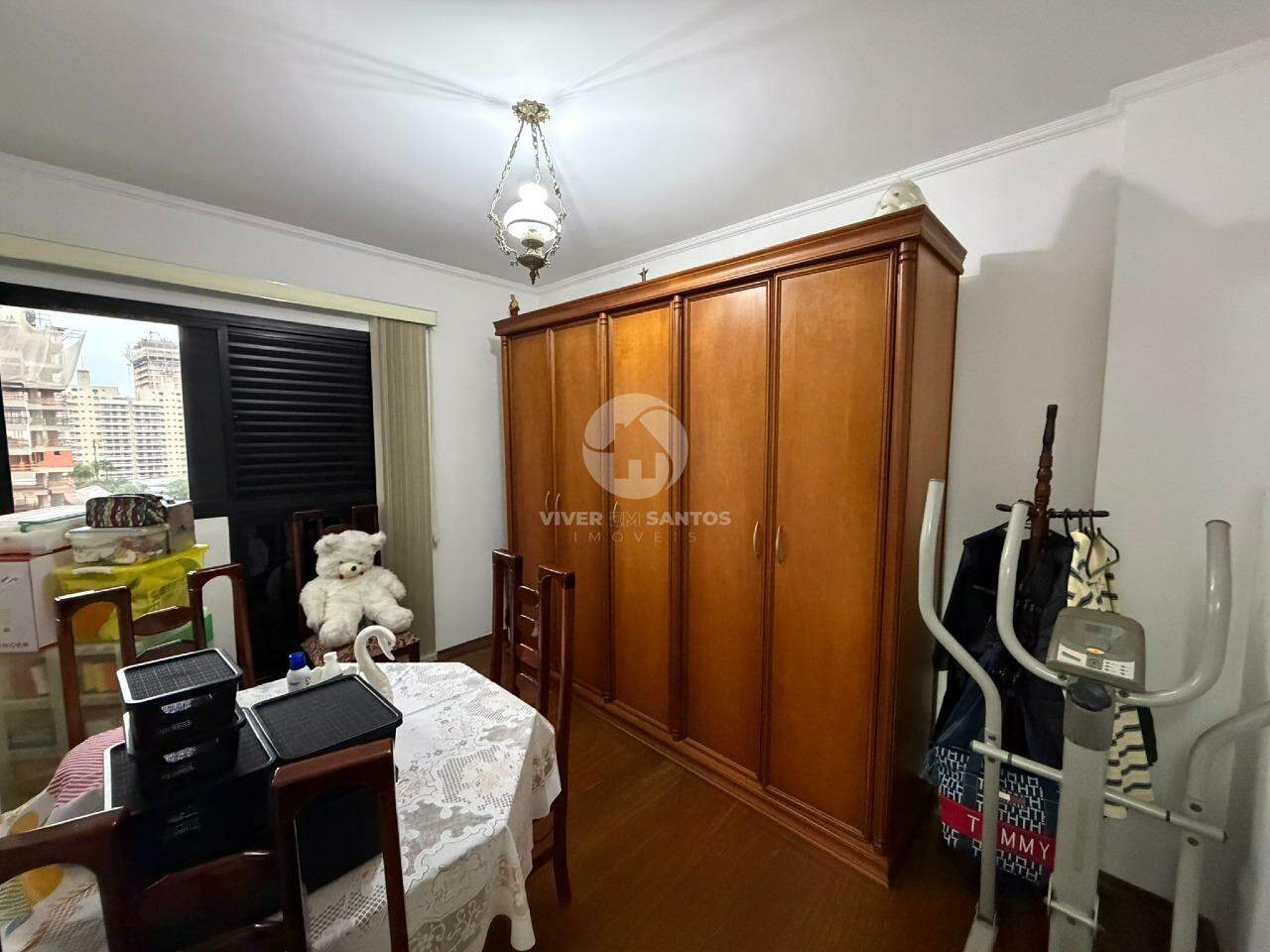Apartamento de Frente, 3 Dormitórios, Suíte, Vista Livre e 2 Vagas no Embaré – Santos/SP em Embaré, Santos — foto 10