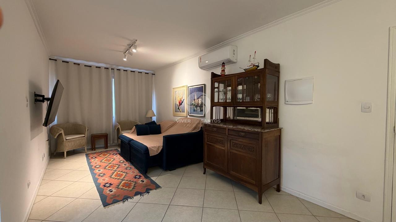 Apartamento com Vista para o Mar no Embaré, Santos – 55 m², 1 quarto em Boqueirão, Santos — foto 3