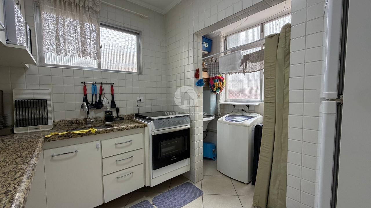 Apartamento com Vista para o Mar no Embaré, Santos – 55 m², 1 quarto em Boqueirão, Santos — foto 15
