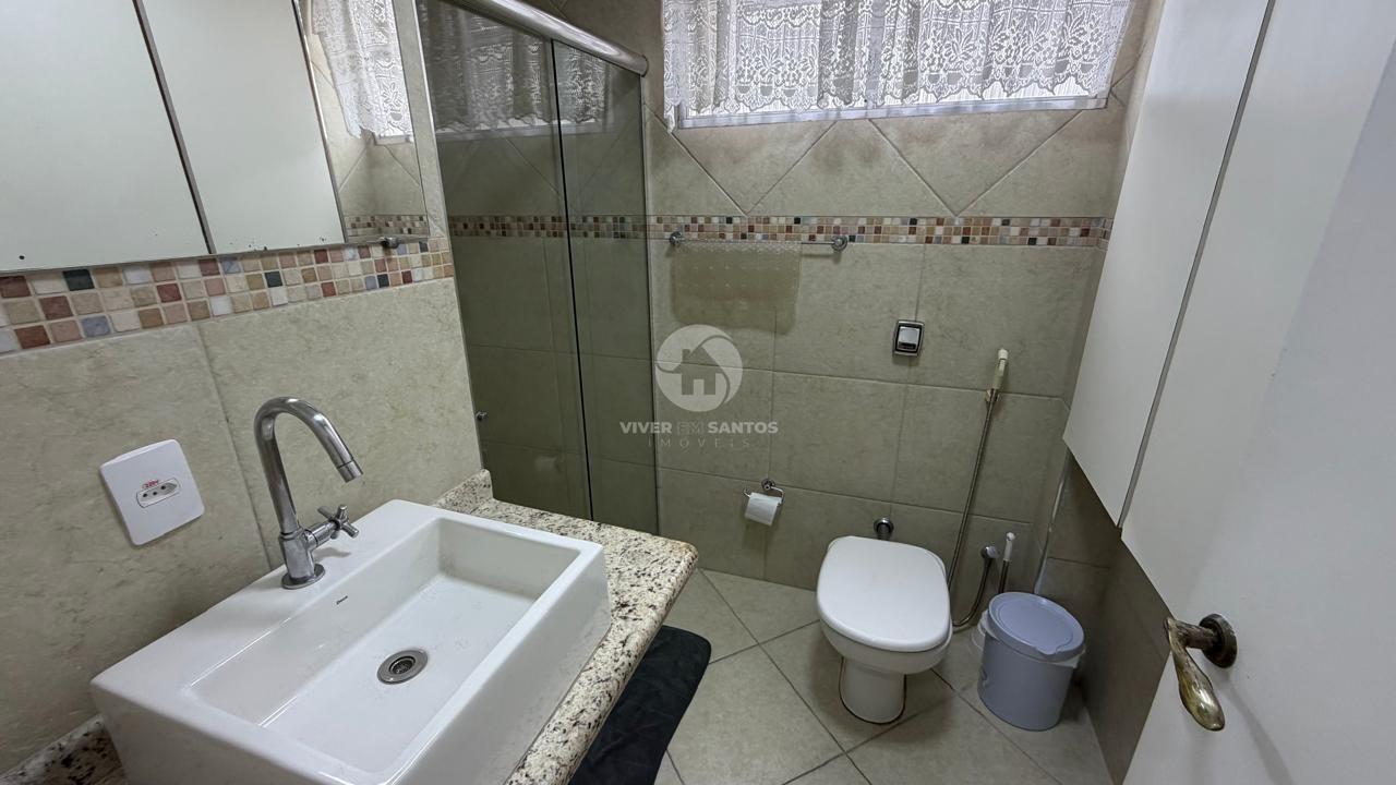Apartamento com Vista para o Mar no Embaré, Santos – 55 m², 1 quarto em Boqueirão, Santos — foto 13