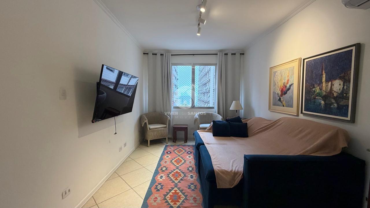 Apartamento com Vista para o Mar no Embaré, Santos – 55 m², 1 quarto em Boqueirão, Santos — foto 5
