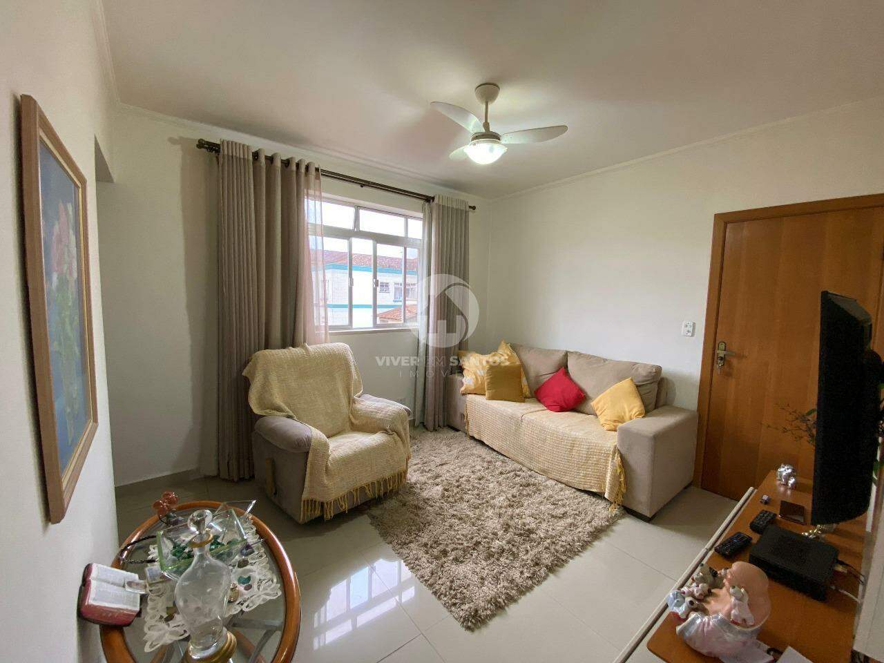Apartamento de 1 dormitório e vaga demarcada no Embaré em Embaré, Santos — foto 3