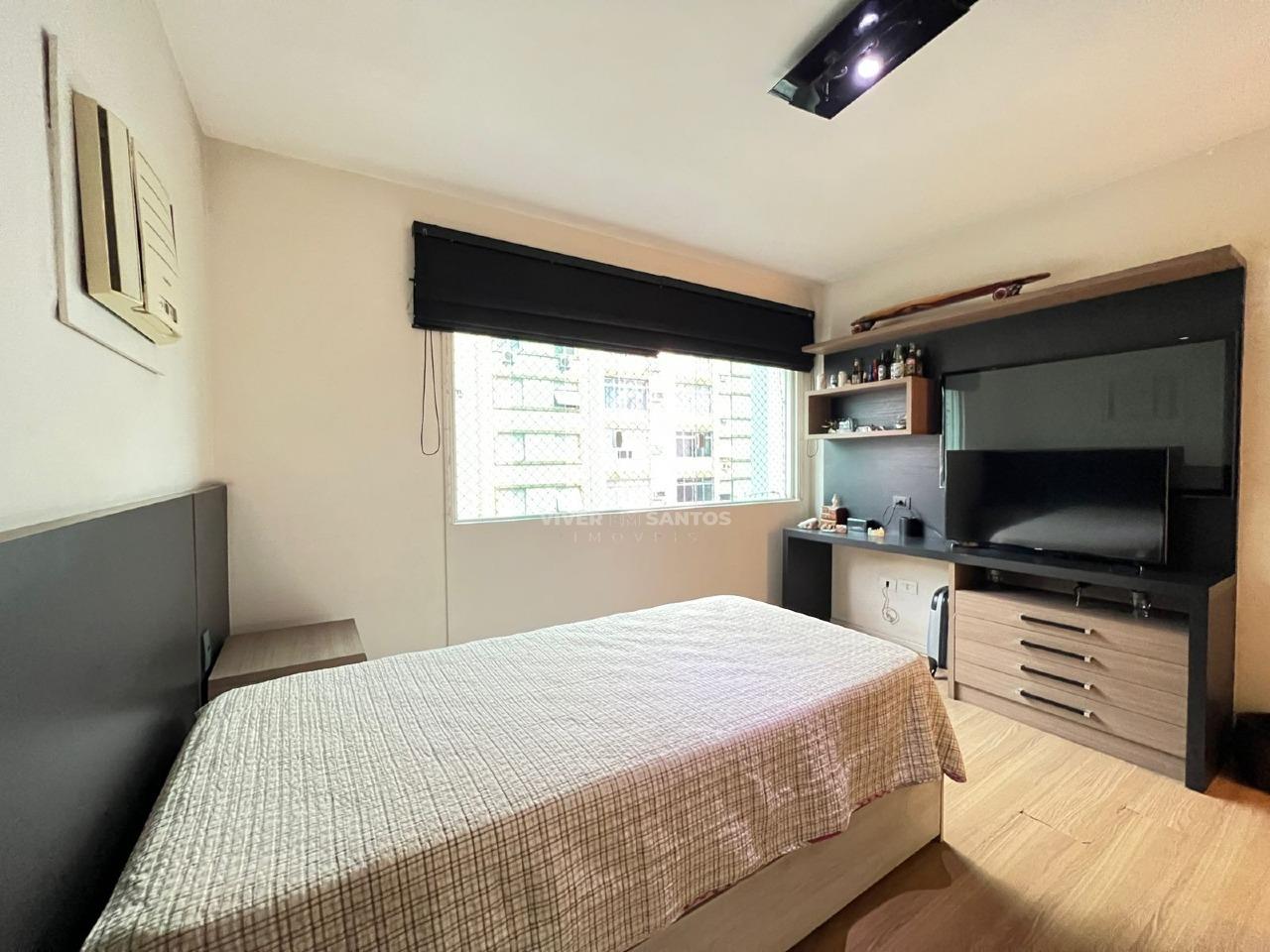 Apartamento com 4 quartos na quadra da praia na Ponta da Praia em Ponta da Praia, Santos — foto 21