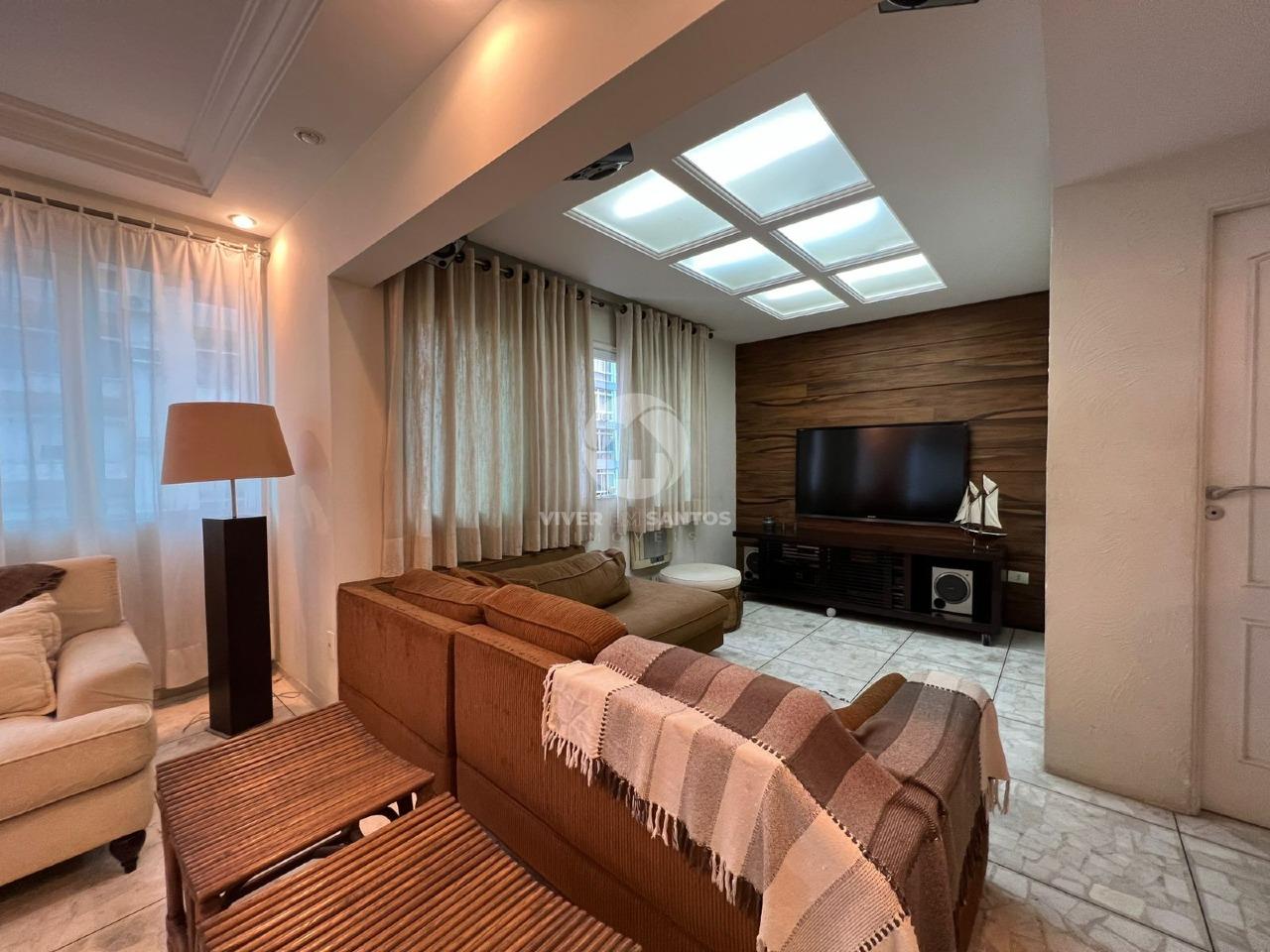 Apartamento com 4 quartos na quadra da praia na Ponta da Praia em Ponta da Praia, Santos — foto 2