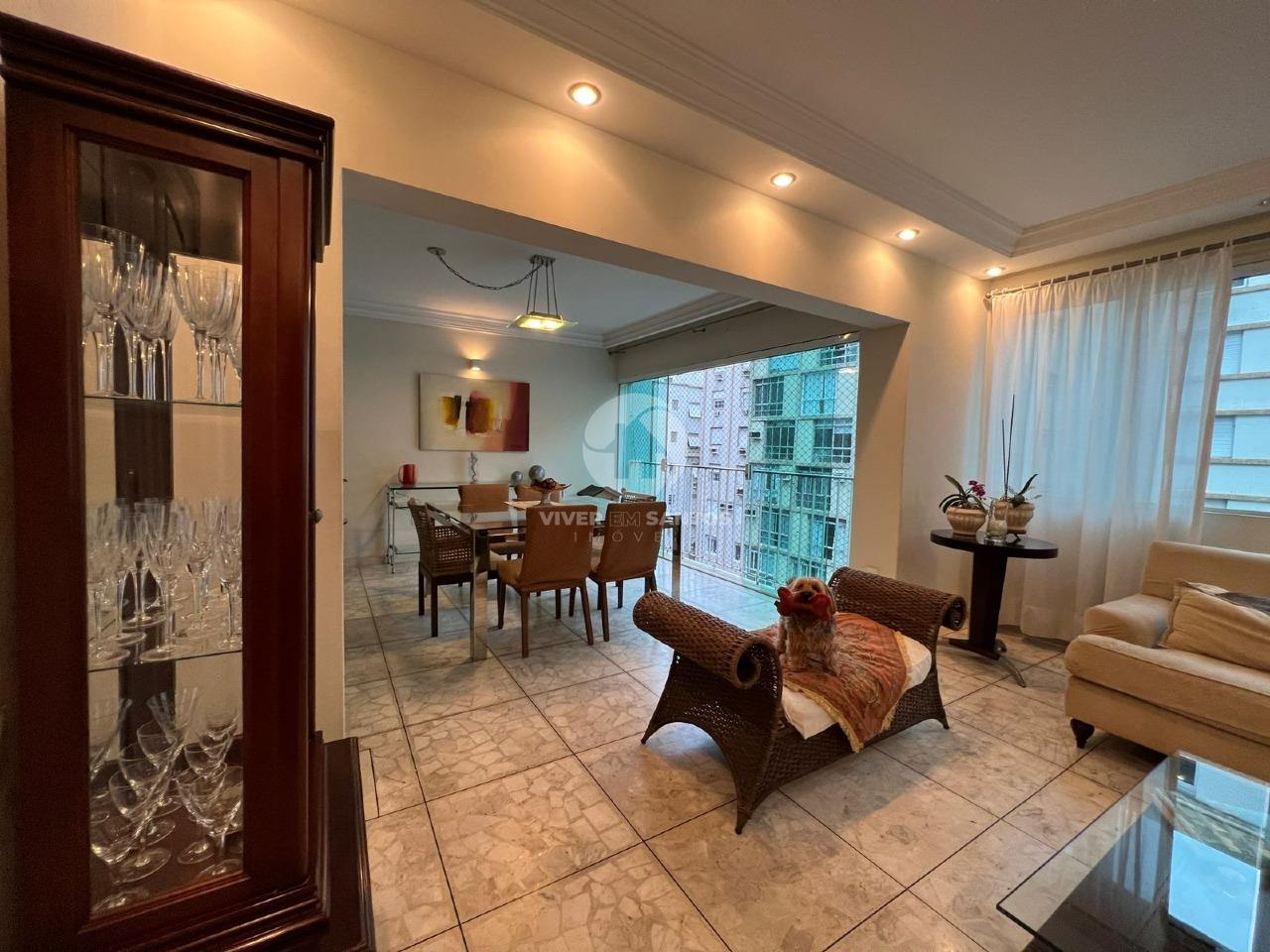 Apartamento com 4 quartos na quadra da praia na Ponta da Praia em Ponta da Praia, Santos — foto 5