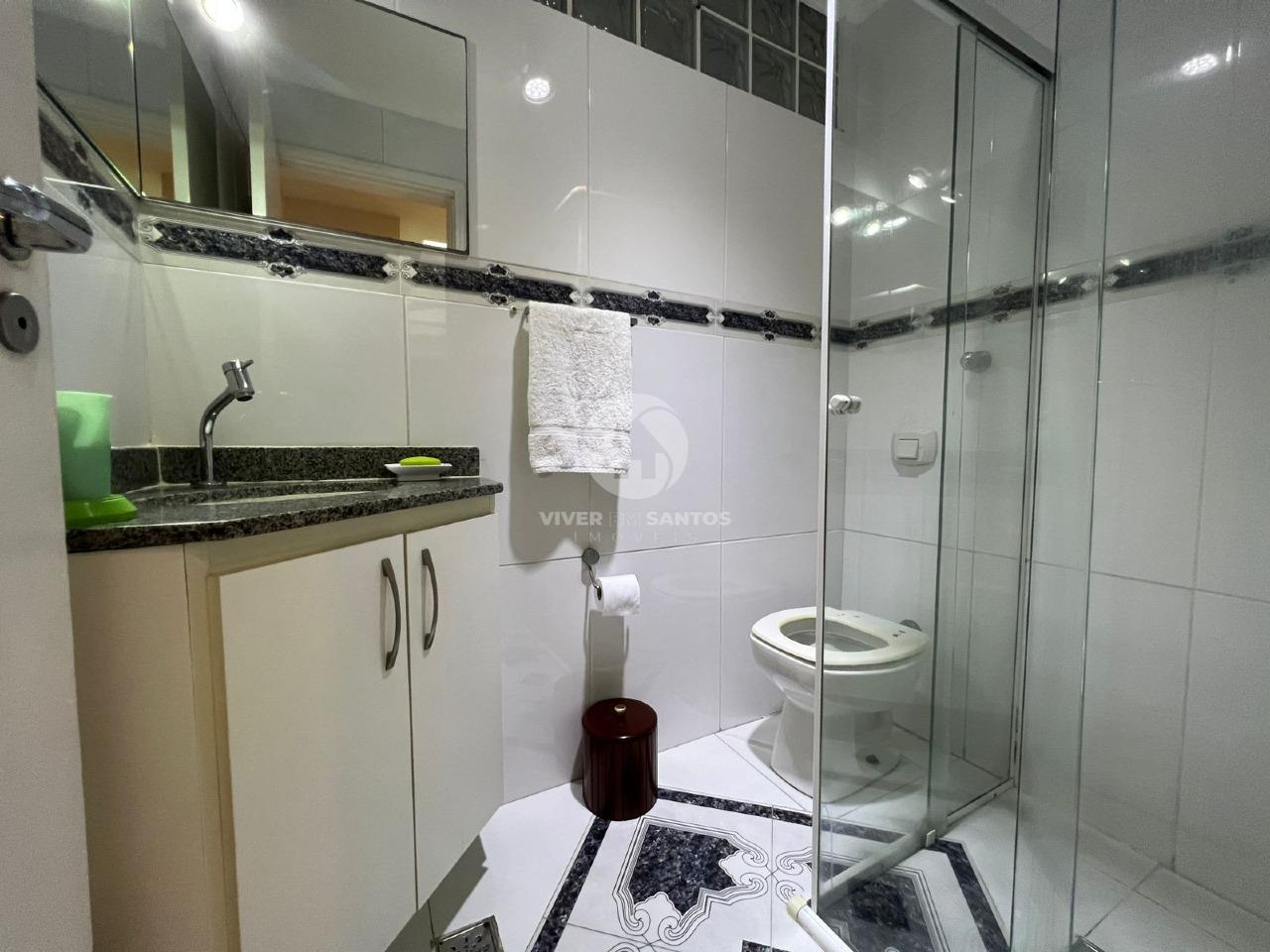 Apartamento com 4 quartos na quadra da praia na Ponta da Praia em Ponta da Praia, Santos — foto 24