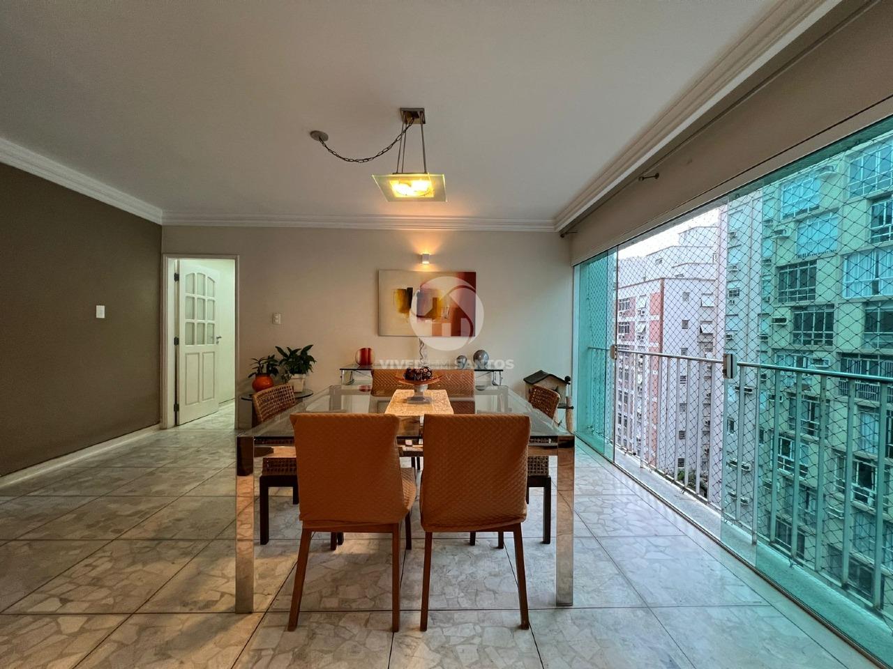 Apartamento com 4 quartos na quadra da praia na Ponta da Praia em Ponta da Praia, Santos — foto 6