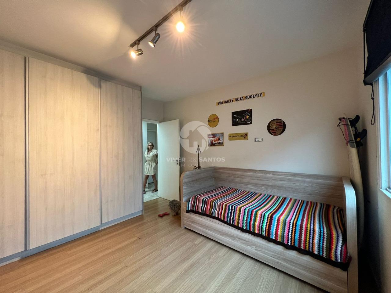 Apartamento com 4 quartos na quadra da praia na Ponta da Praia em Ponta da Praia, Santos — foto 19