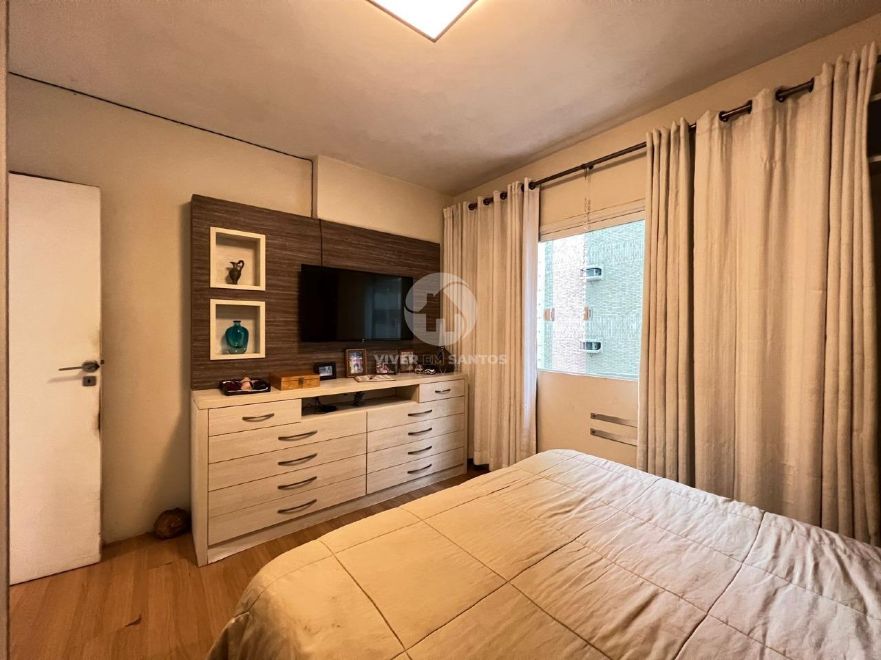 Apartamento com 4 quartos na quadra da praia na Ponta da Praia em Ponta da Praia, Santos — foto 22