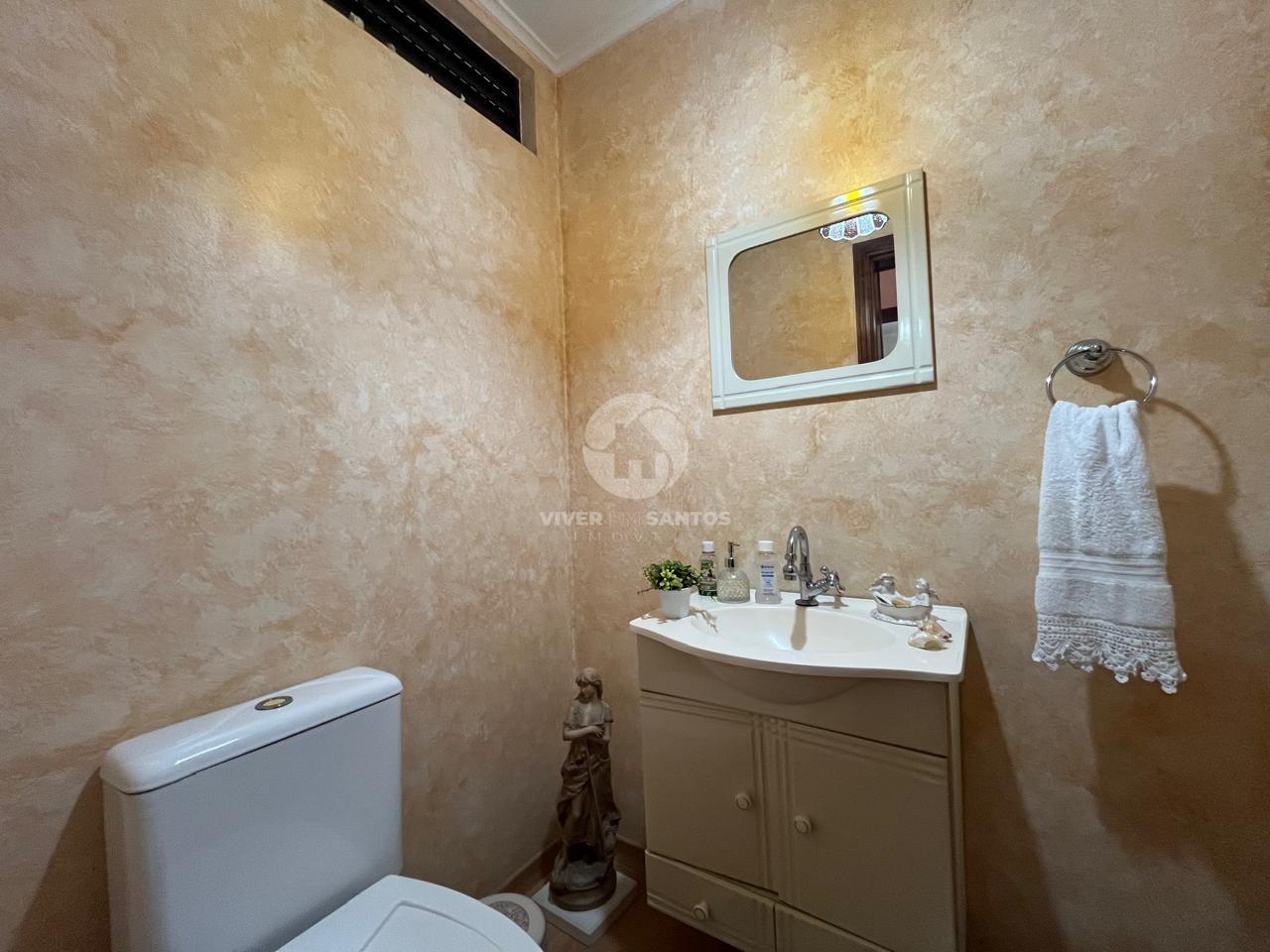 Apartamento pronto para morar no canal 3 -167 m2 -suíte master com clouset e 02 vagas . em Boqueirão, Santos — foto 6