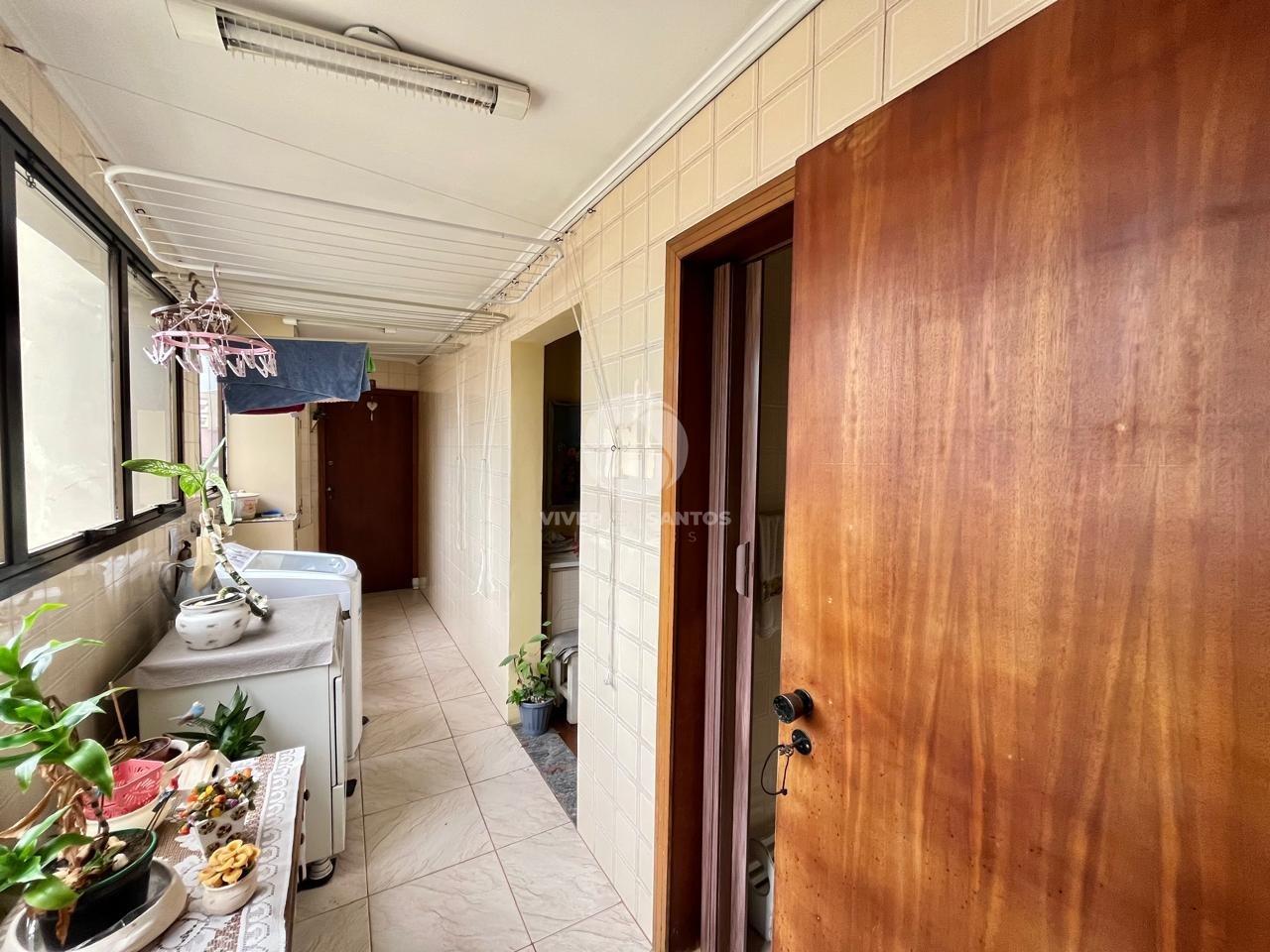 Apartamento pronto para morar no canal 3 -167 m2 -suíte master com clouset e 02 vagas . em Boqueirão, Santos — foto 22