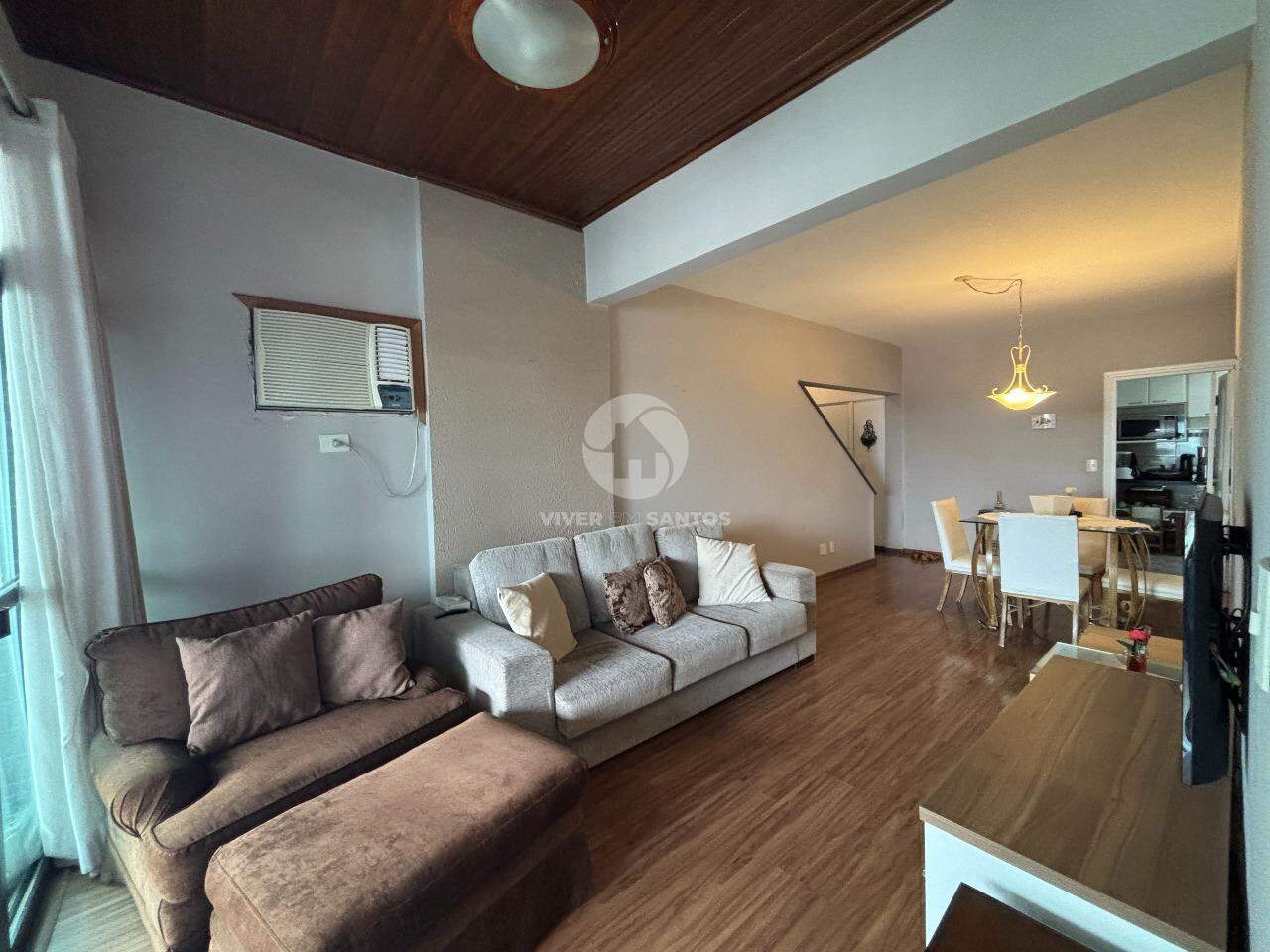 Cobertura duplex com piscina na quadra da praia - Santos/SP em Ponta da Praia, Santos — foto 3