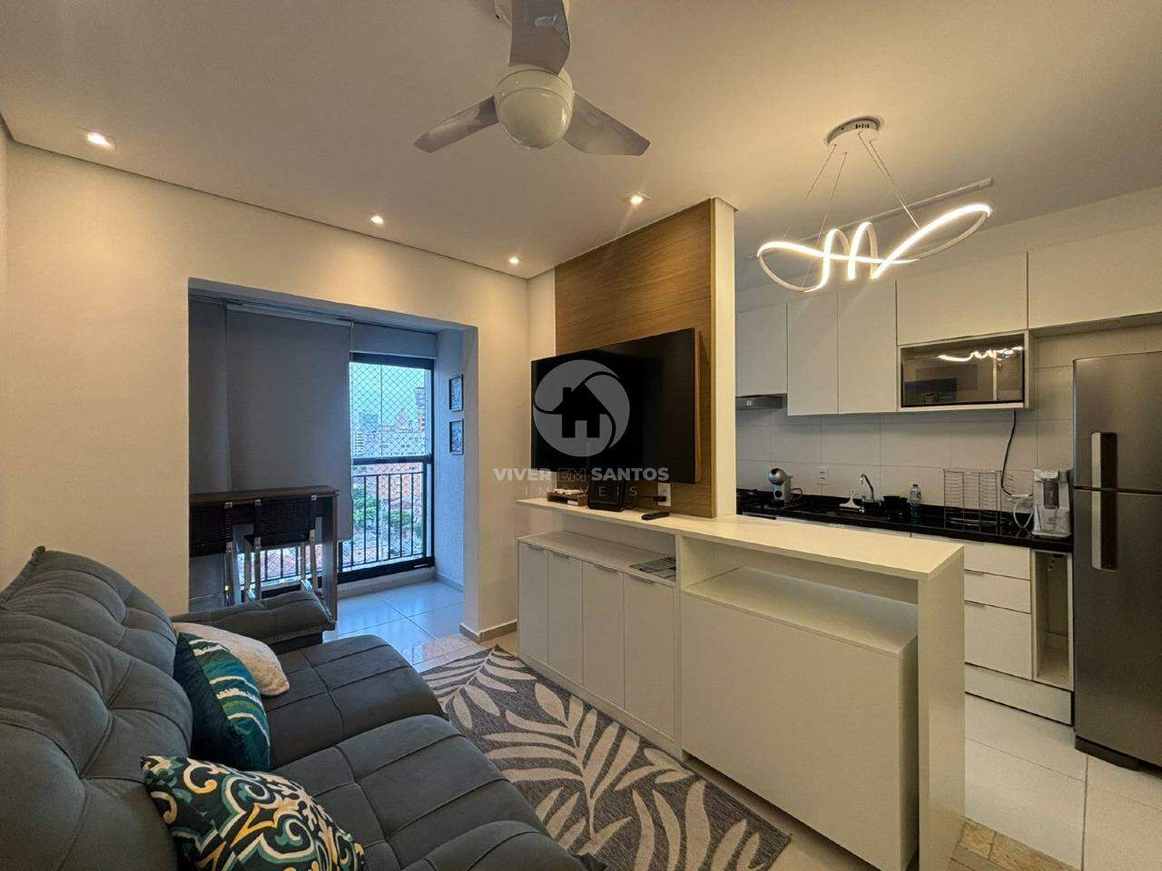 Apartamento à venda, 2 quartos, 1 suíte, 2 vagas, Marapé - Santos/SP em Marapé, Santos — foto 3