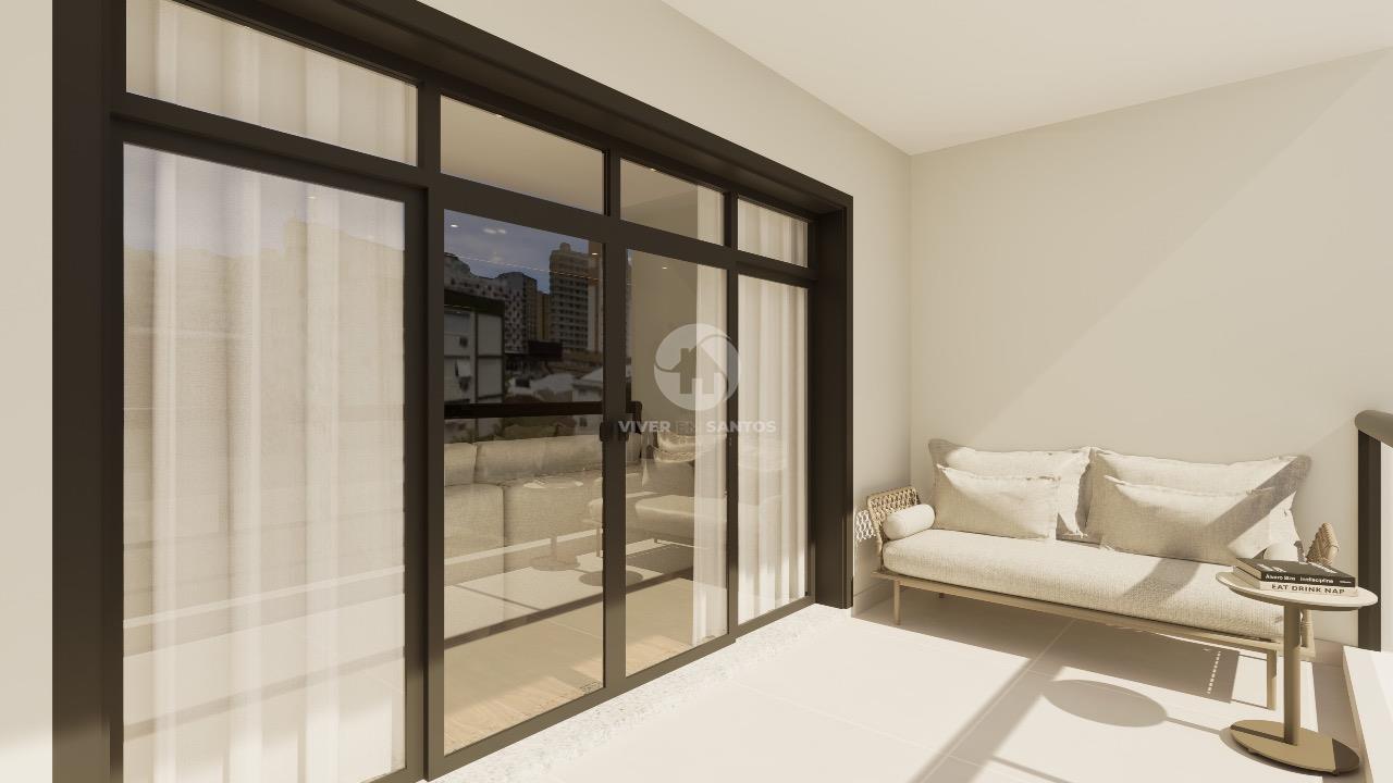 Apartamento com 4 suítes - Gonzaga - Santos/SP em Gonzaga, Santos — foto 2