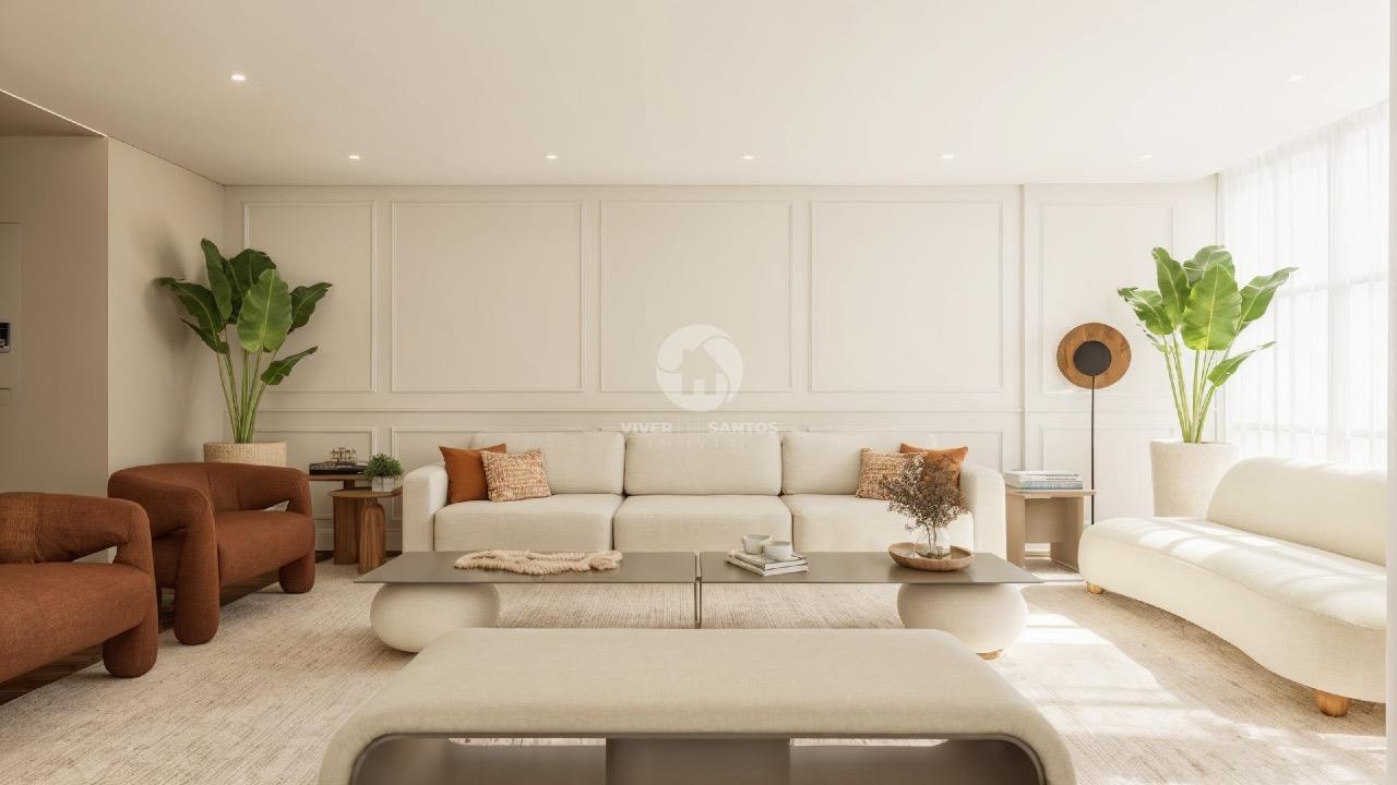 Apartamento com 4 suítes - Gonzaga - Santos/SP em Gonzaga, Santos — foto 4