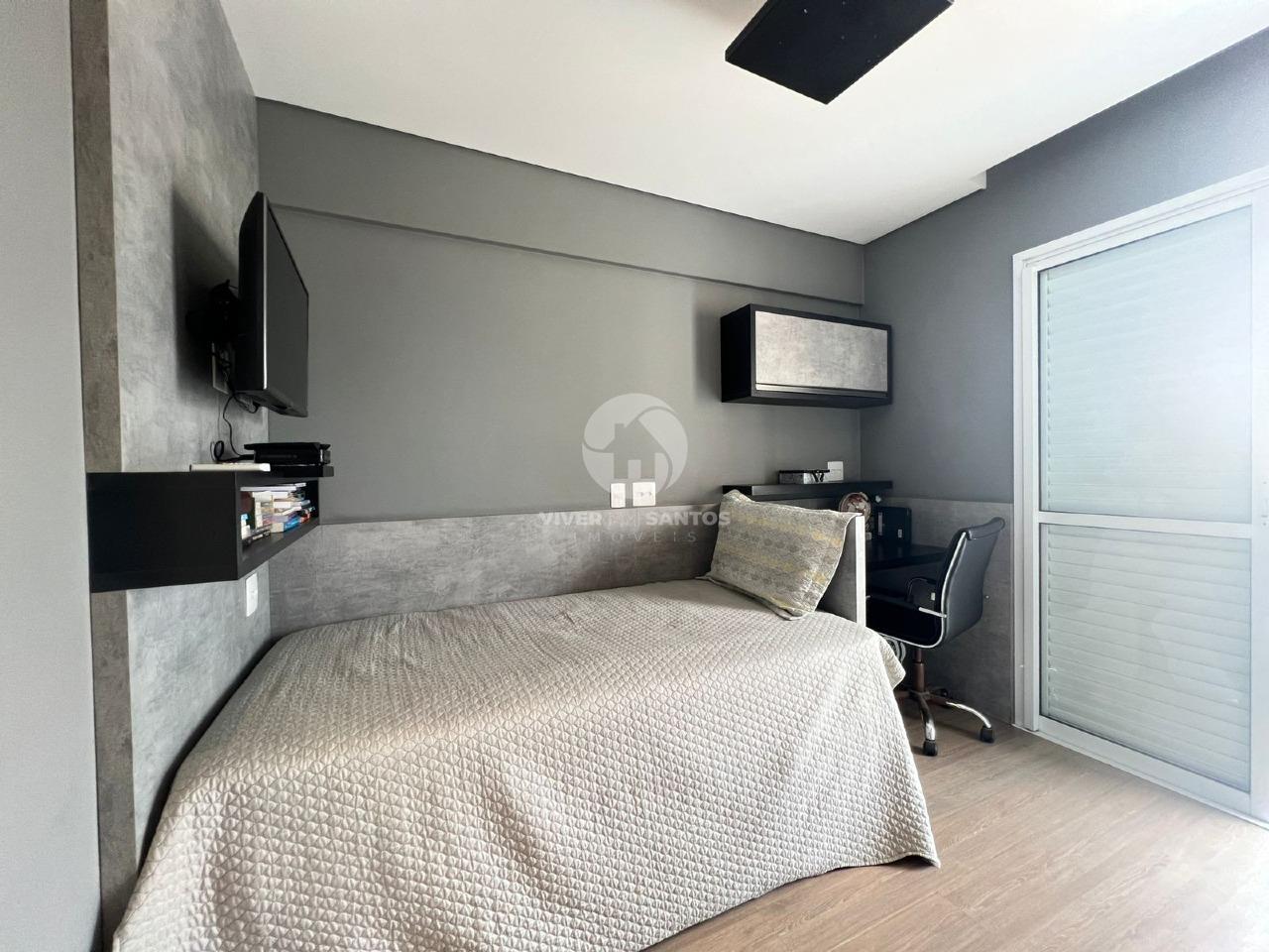 Apartamento com 2 Quartos vista mar na Ponta da Praia em Ponta da Praia, Santos — foto 16