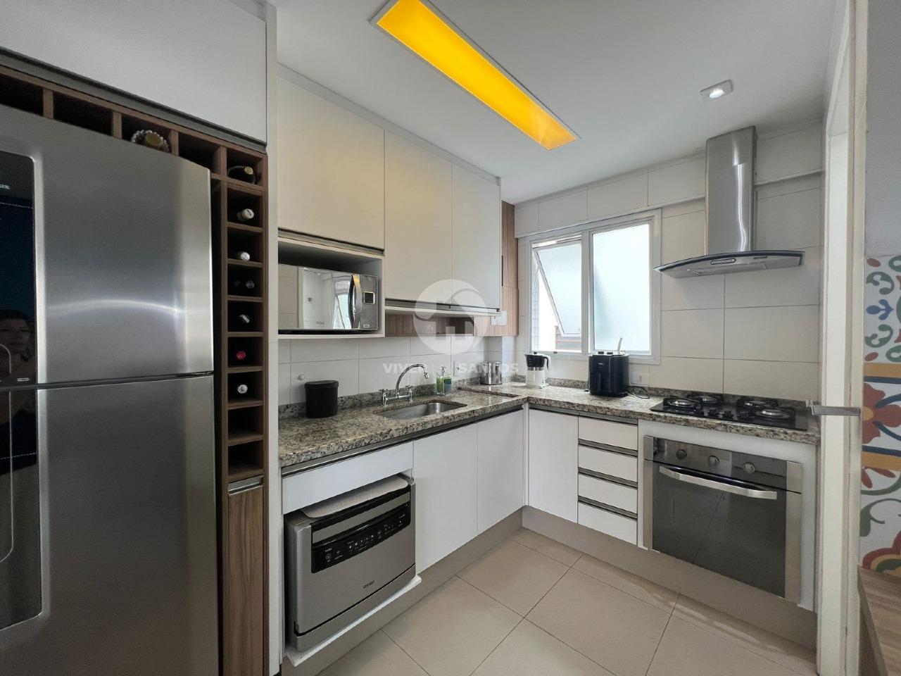 Apartamento com 2 Quartos vista mar na Ponta da Praia em Ponta da Praia, Santos — foto 19