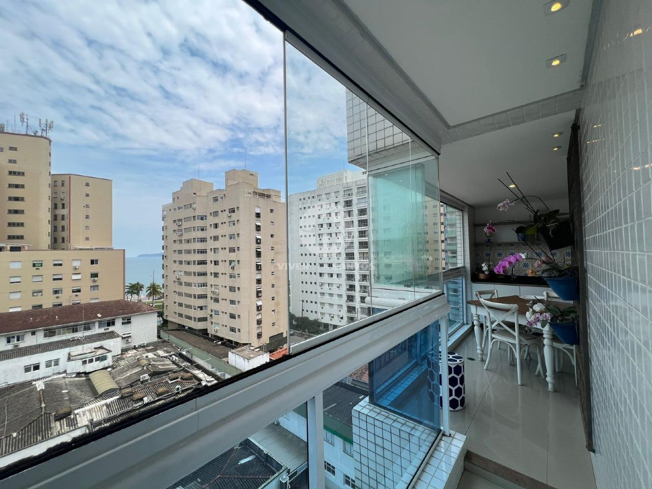 Apartamento com 2 Quartos vista mar na Ponta da Praia em Ponta da Praia, Santos — foto 5