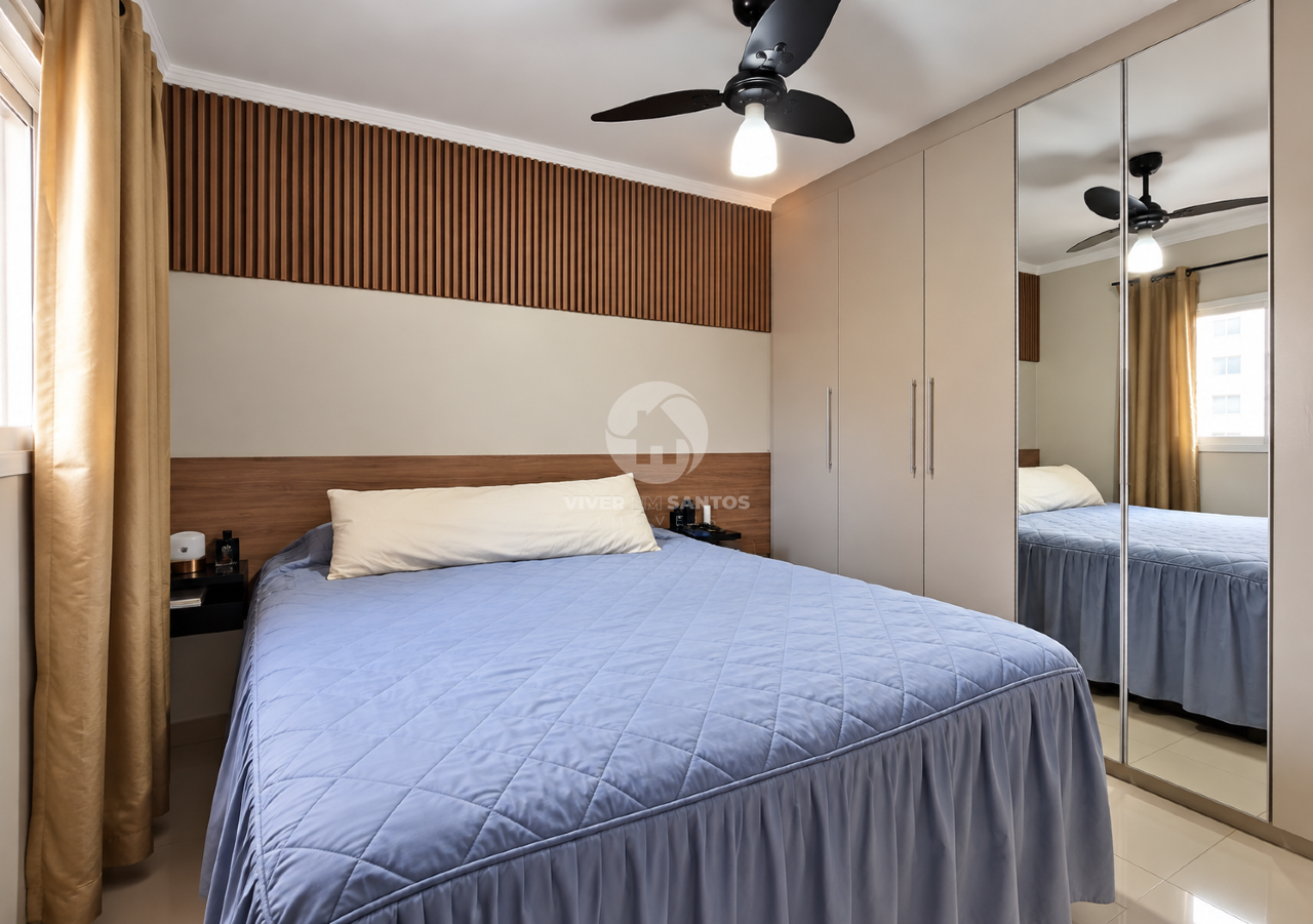 Apartamento com 3 quartos e lazer completo na Ponta da Praia em Ponta da Praia, Santos — foto 4