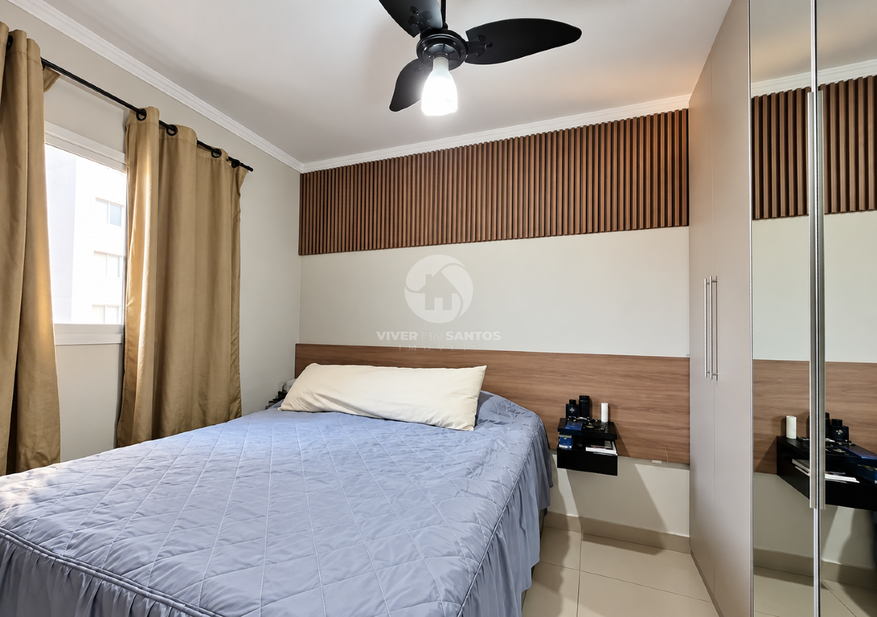 Apartamento com 3 quartos e lazer completo na Ponta da Praia em Ponta da Praia, Santos — foto 3