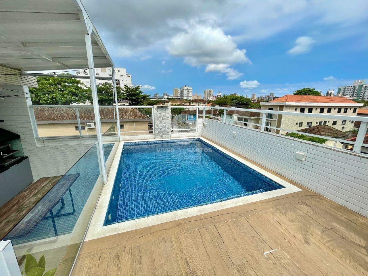 Belíssima Casa Sobreposta Alta à Venda – 5 Dormitórios (2 Suítes) – Marapé – Santos SP em Marapé, Santos — foto 28