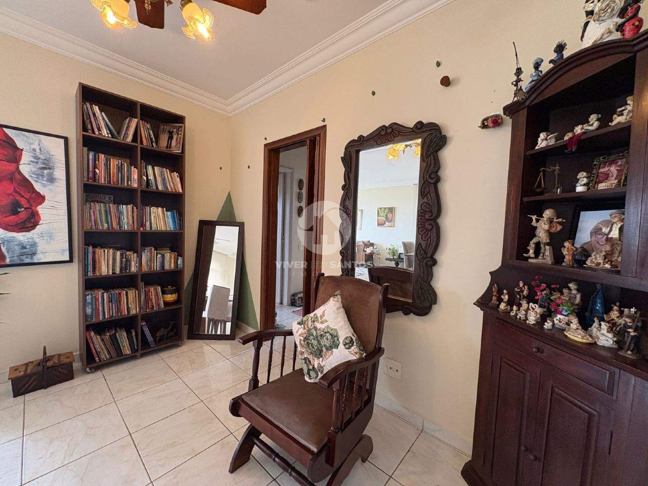 Apartamento um por andar com 2 Dormitórios e Vista para o Mar na Ponta da Praia em Ponta da Praia, Santos — foto 5