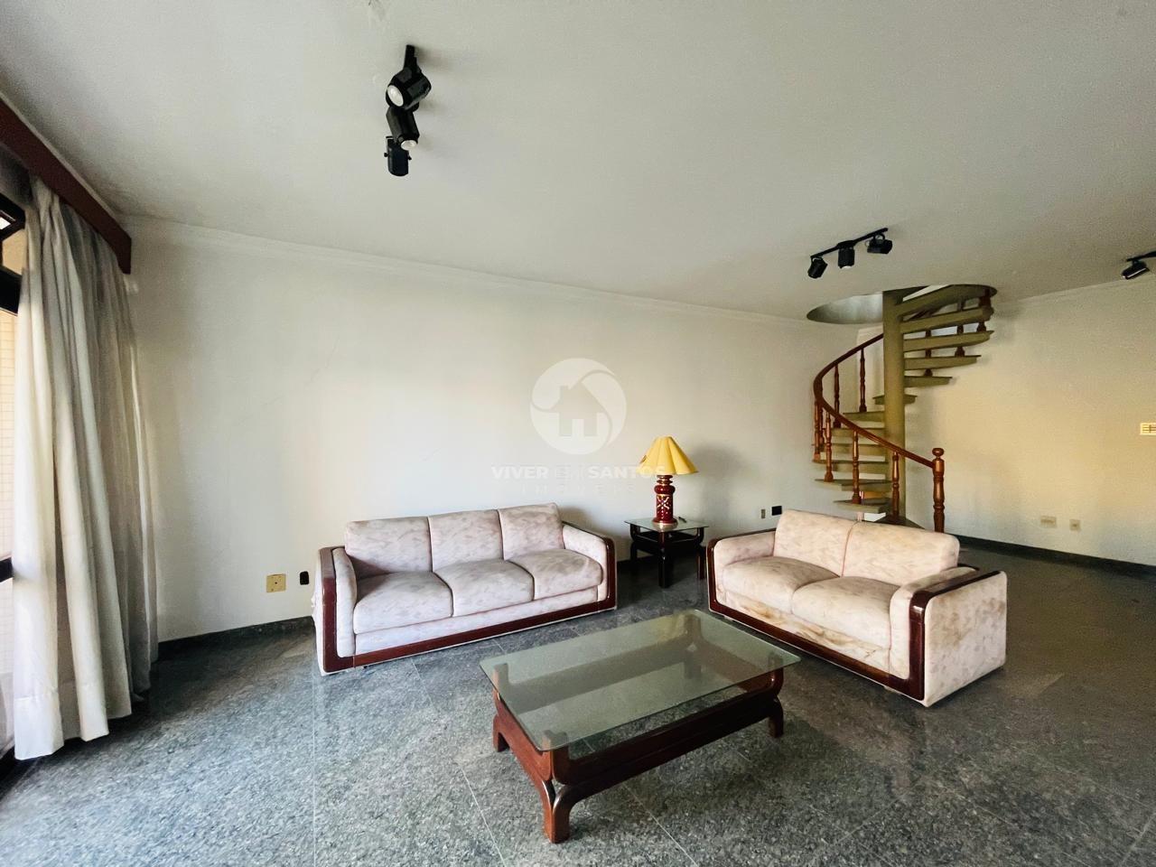 Cobertura Duplex 495 m², 3 Dormitórios, Piscina, Churrasqueira e 3 Vagas Fechadas no Boqueirão – Santos/SP em Boqueirão, Santos — foto 3