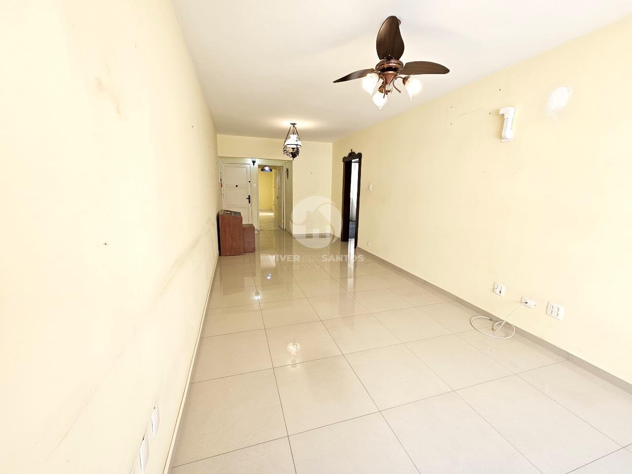 Apartamento 3 dorms com dep. – 1 quadra da praia – Boqueirão/Santos em Boqueirão, Santos — foto 2