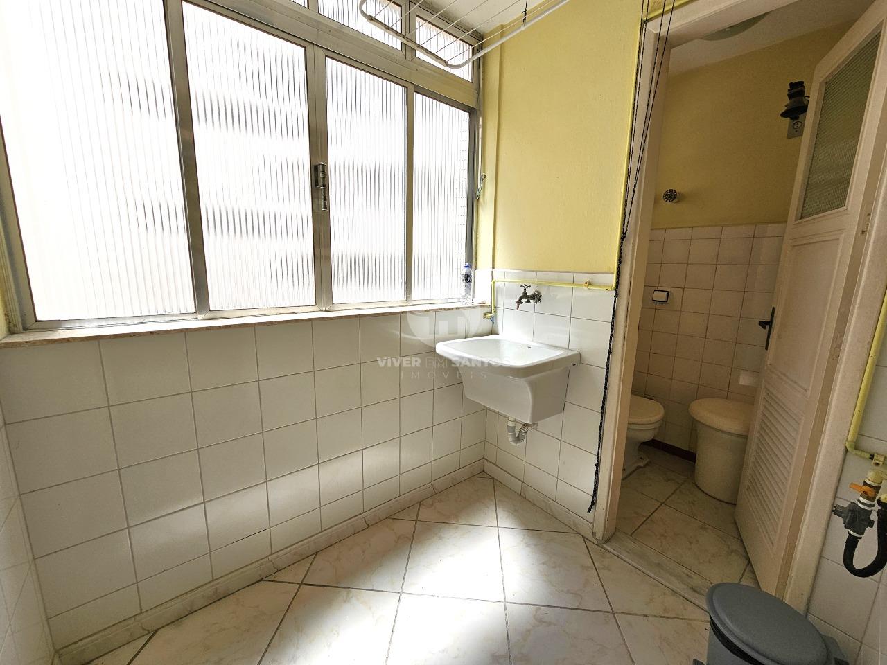 Apartamento 3 dorms com dep. – 1 quadra da praia – Boqueirão/Santos em Boqueirão, Santos — foto 18