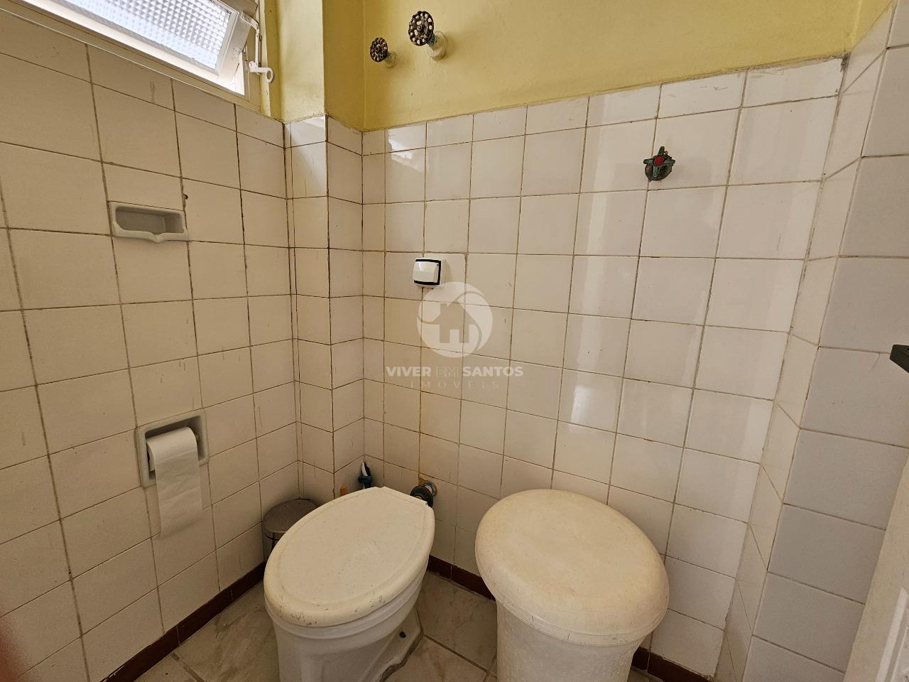 Apartamento 3 dorms com dep. – 1 quadra da praia – Boqueirão/Santos em Boqueirão, Santos — foto 17