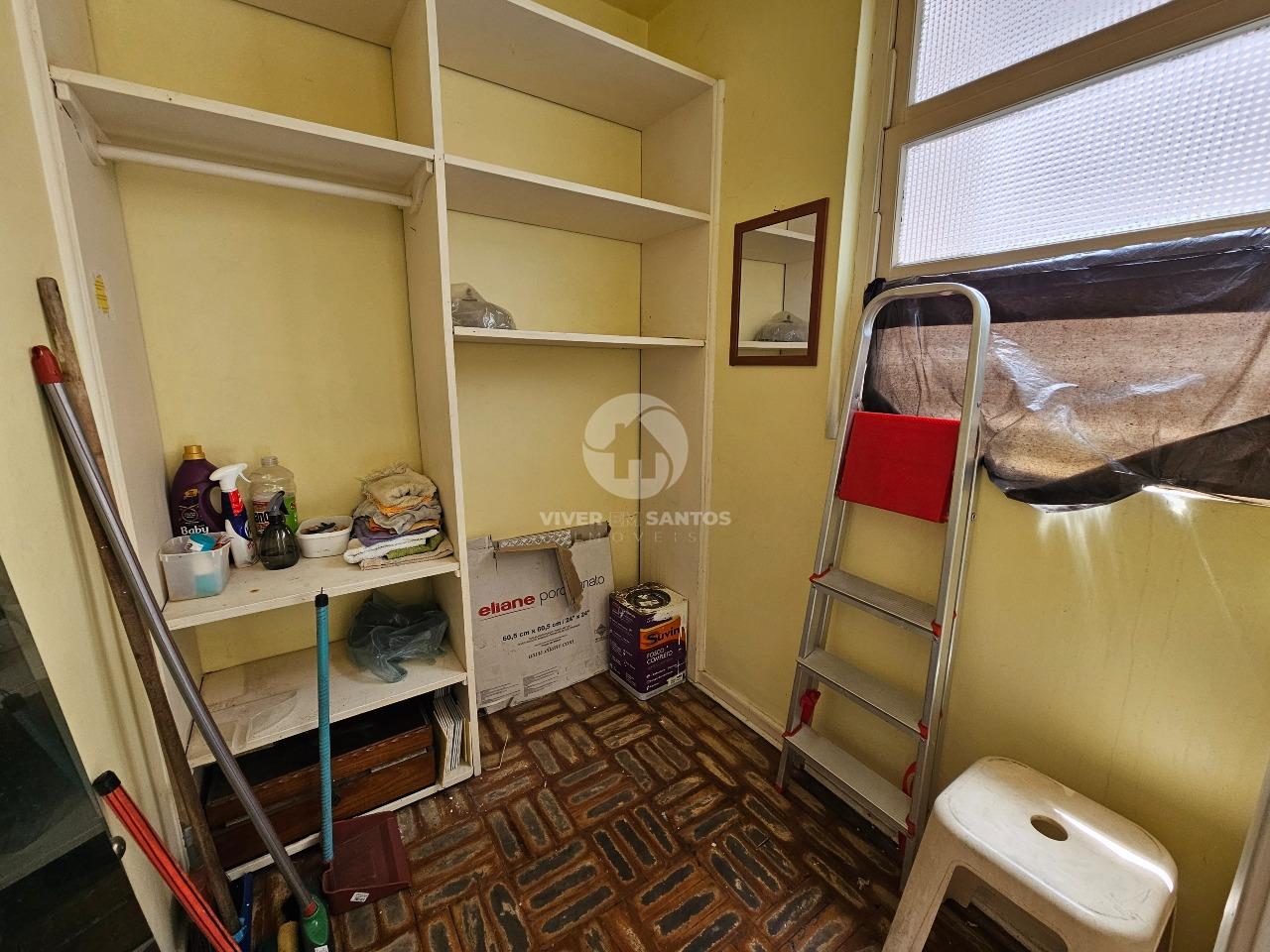 Apartamento 3 dorms com dep. – 1 quadra da praia – Boqueirão/Santos em Boqueirão, Santos — foto 16